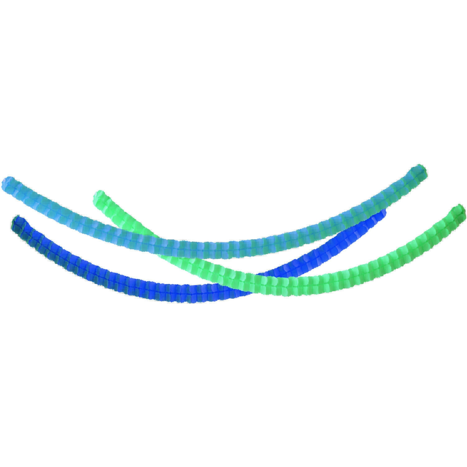 Papiergirlande Blautöne 3'er Set Papiergirlande Blautöne 3'er Set