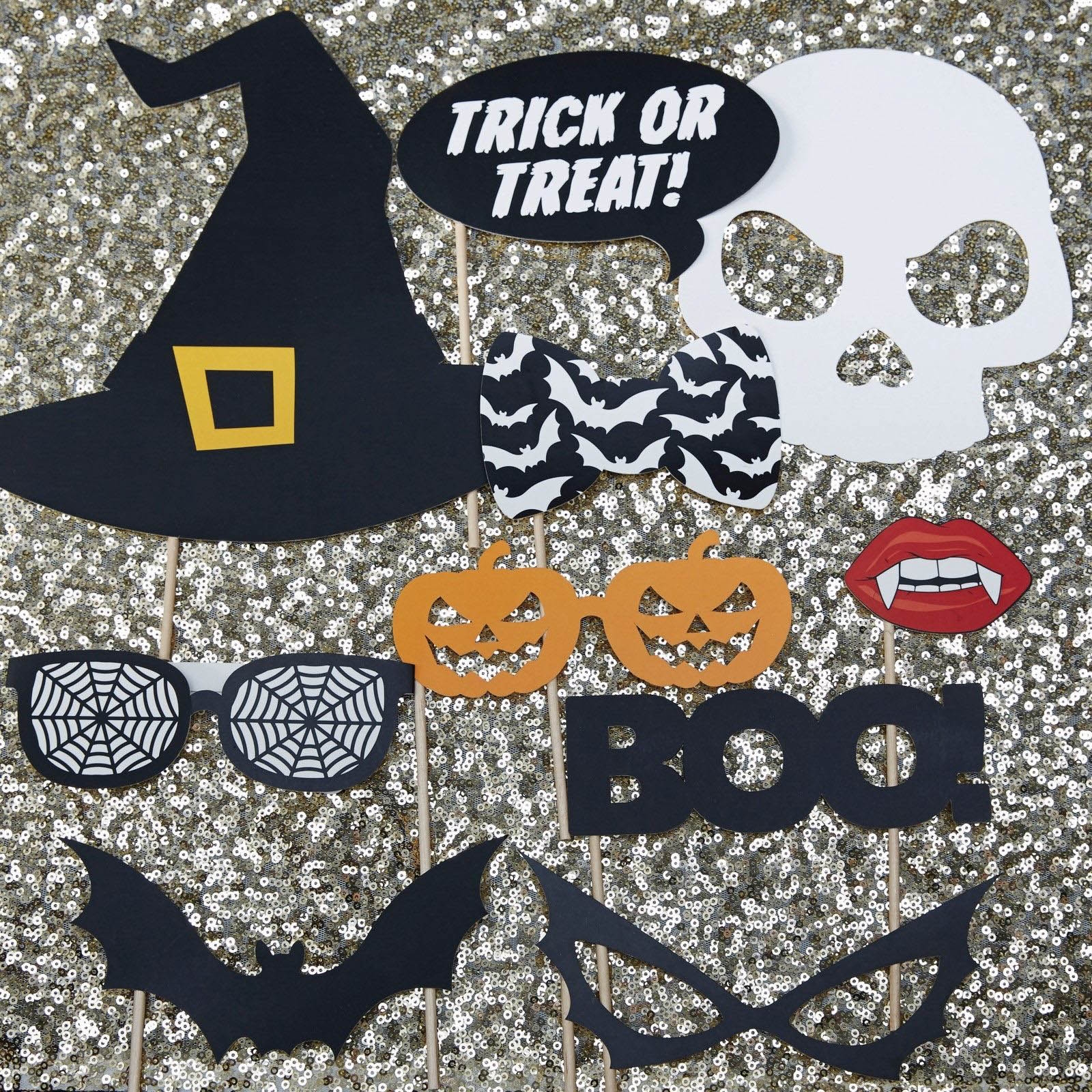 Trick or Treat - Halloween Photo Booth Set 10 tlg.