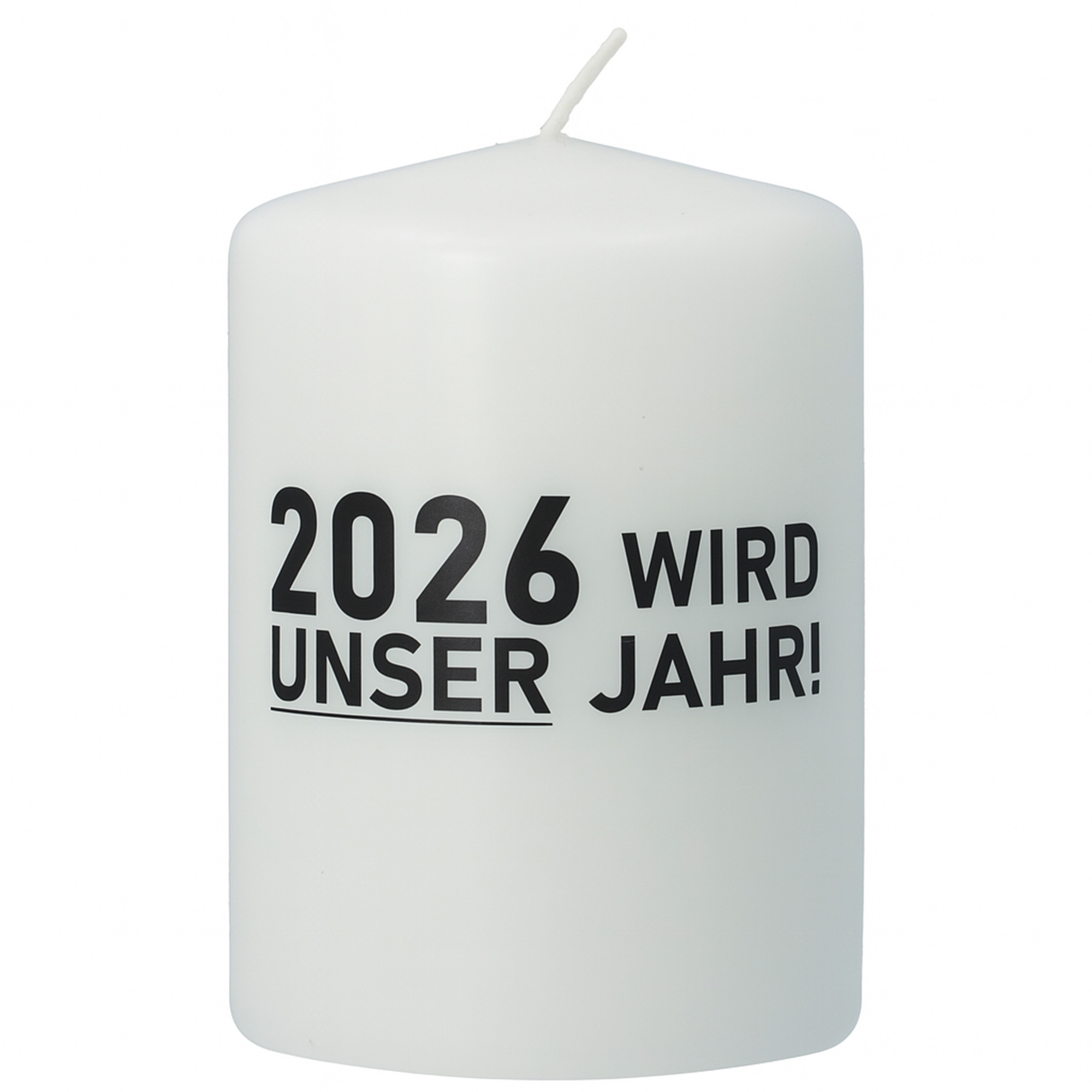 Kerze "2026 wird unser Jahr!" Kerze