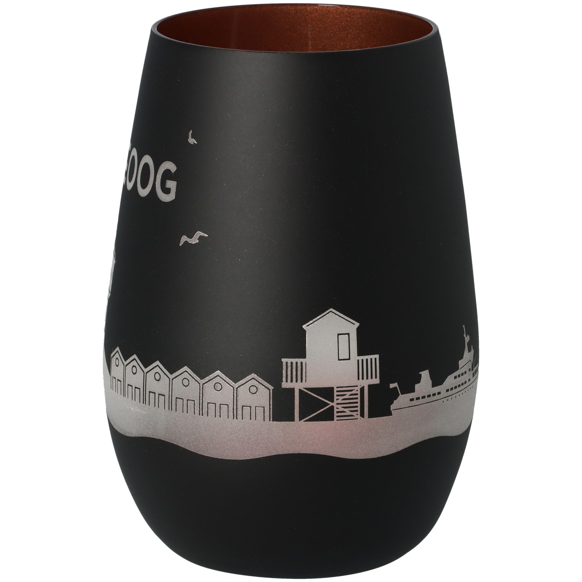 Windlicht Skyline Langeoog Schwarz/Bronze Windlicht Skyline Langeoog Schwarz/Bronze