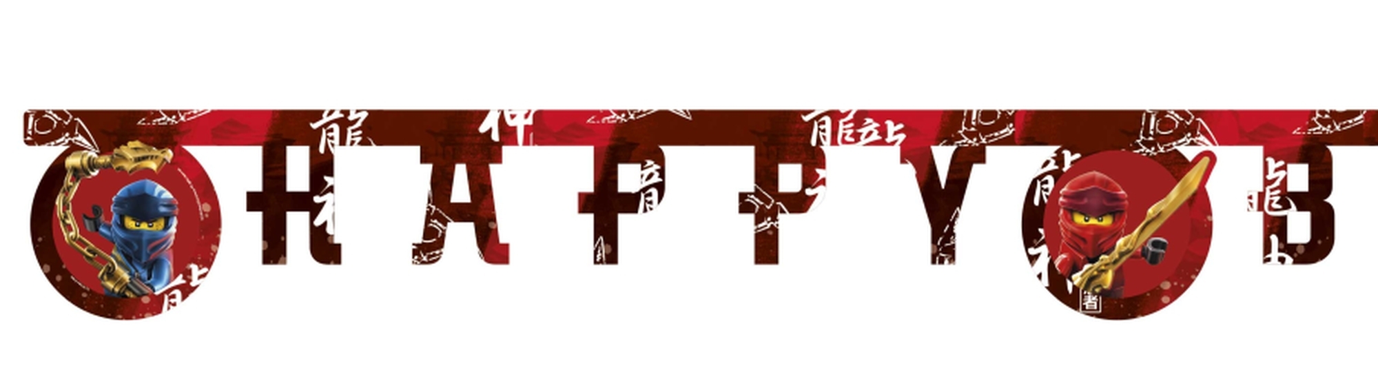 Ninjago - Happy Birthday Girlande Ninjago - Happy Birthday Girlande