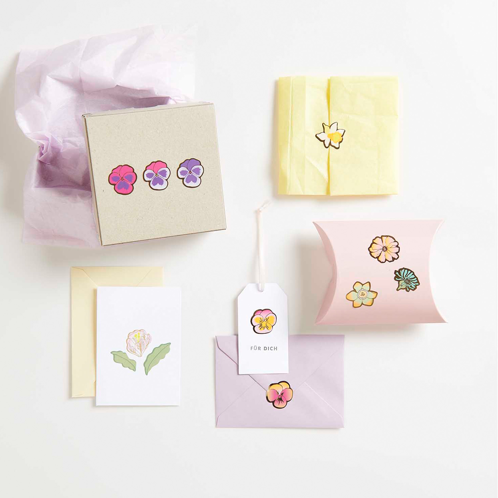 Mini Sticker "Futschikato" Stiefmütterchen 120 Stk. Mini Sticker "Futschikato" Stiefmütterchen 120 Stk.