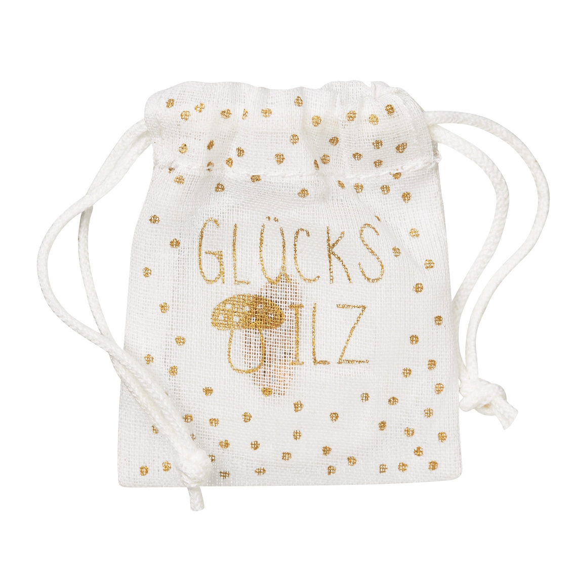 Silvester - Glücksmünze Glückspilz Gold