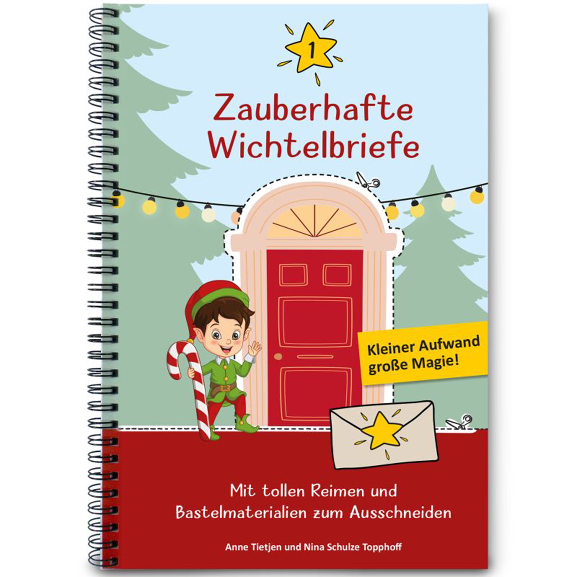 Zauberhafte Wichtelbriefe 1 "Kleiner Aufwand, große Magie!" Werbung, Plakat, Baby, Person, Buch