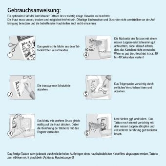 Feuerwehr - 24 Mini-Tattoos "Benny Brandmeister"