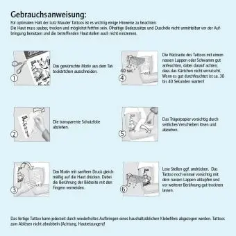 Feuerwehr - 24 Mini-Tattoos "Benny Brandmeister"