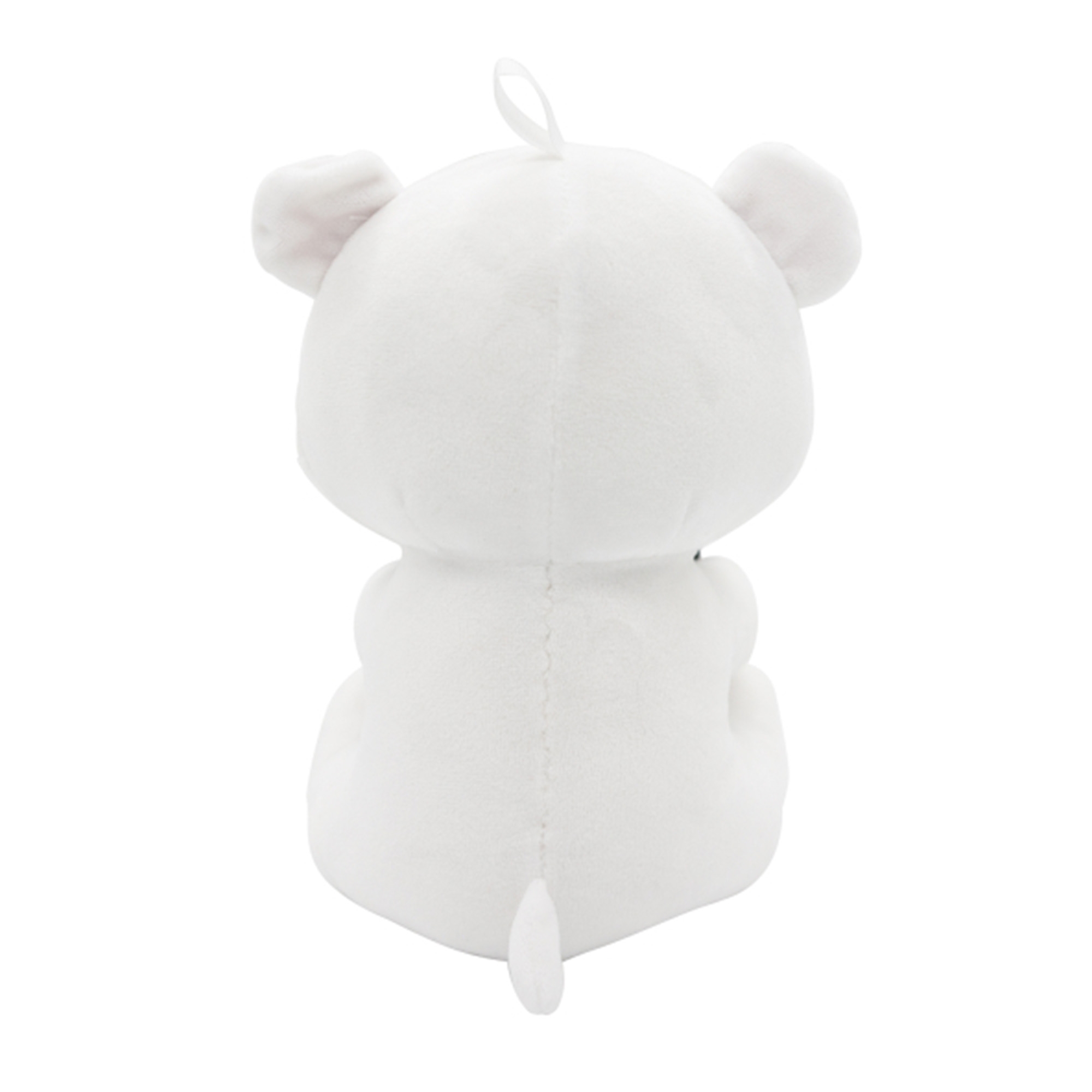 2-in-1 Plüschtier-Ballongewicht "Eisbär" 21 cm Bekleidung, Hut, Kissen, Dekoration für Zuhause