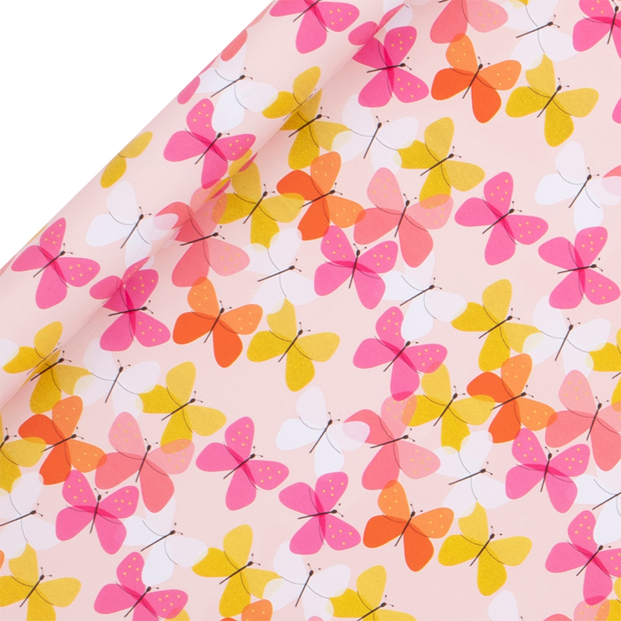 Geschenkpapier auf Rolle "Schmetterlinge" 4m Geschenkpapier auf Rolle "Schmetterlinge" 4m