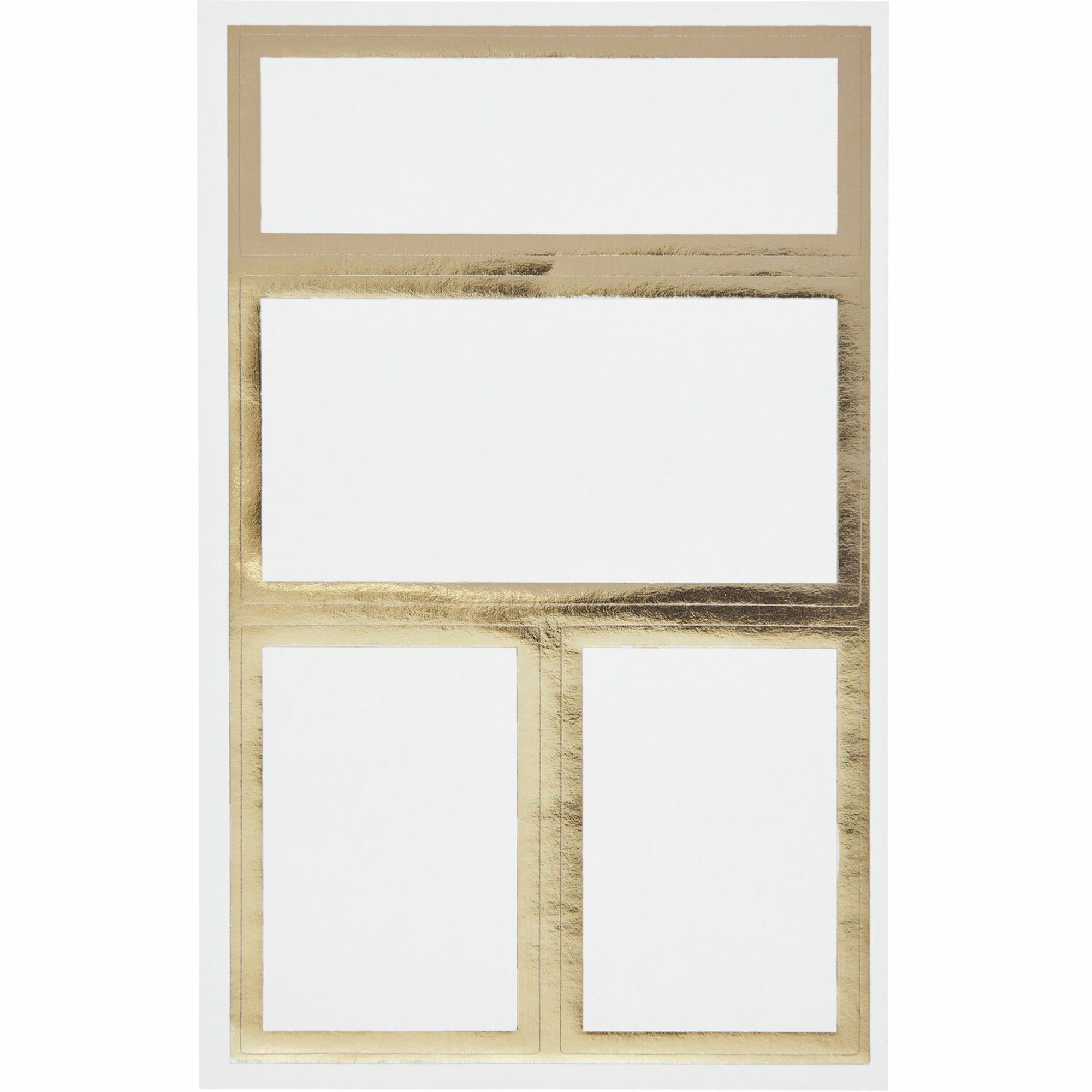 Goldene Etiketten, 3 Bögen Postfach