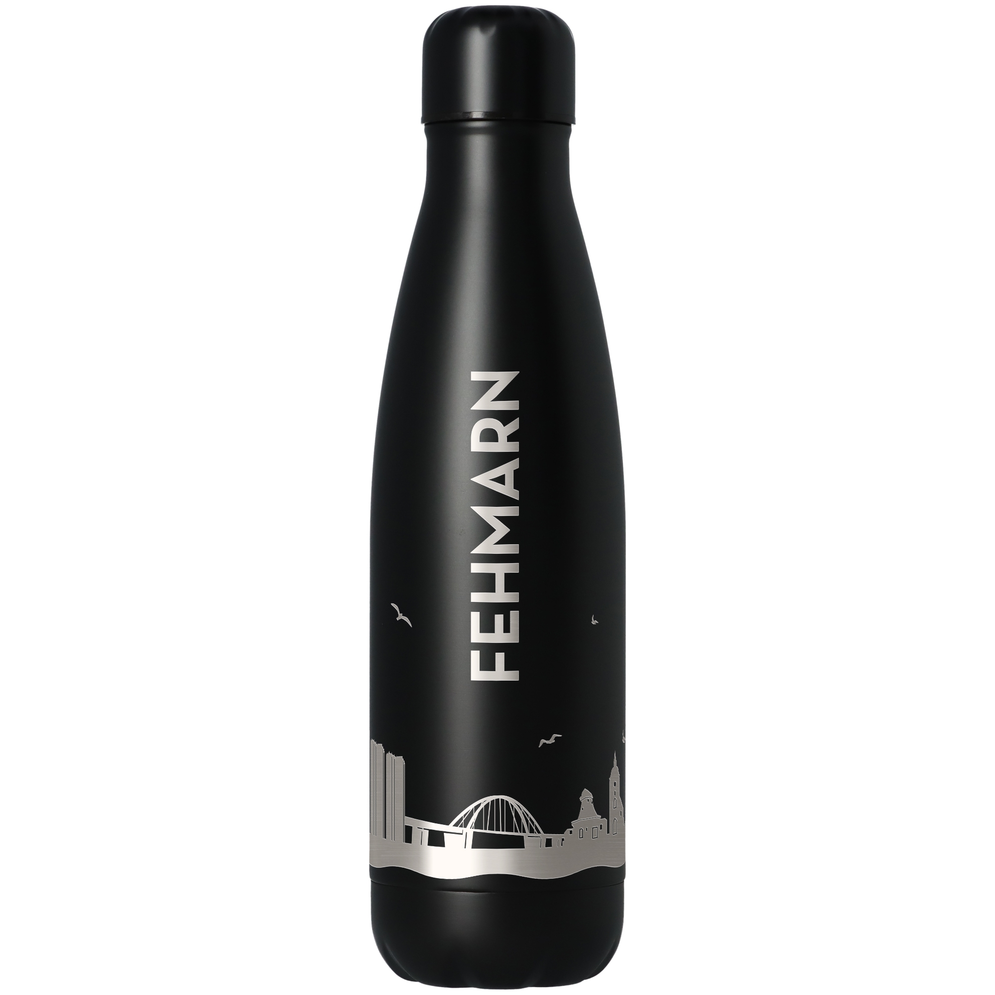 763e6bb22dfc90e8df199c048f1e5e720f541b08 Trinkflasche Skyline Fehmarn Schwarz 500ml
