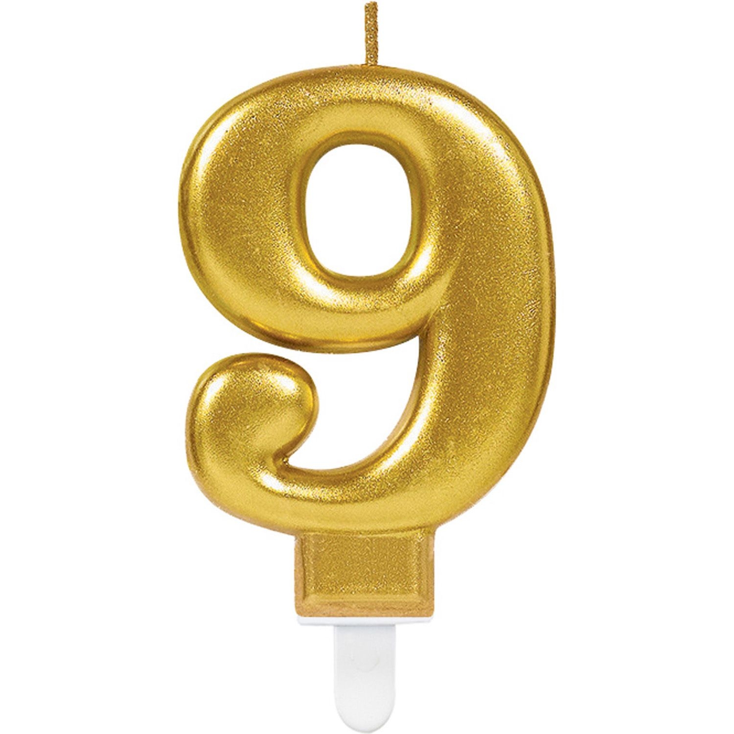 Sparkling Celebrations Gold - Zahlenkerze "9"