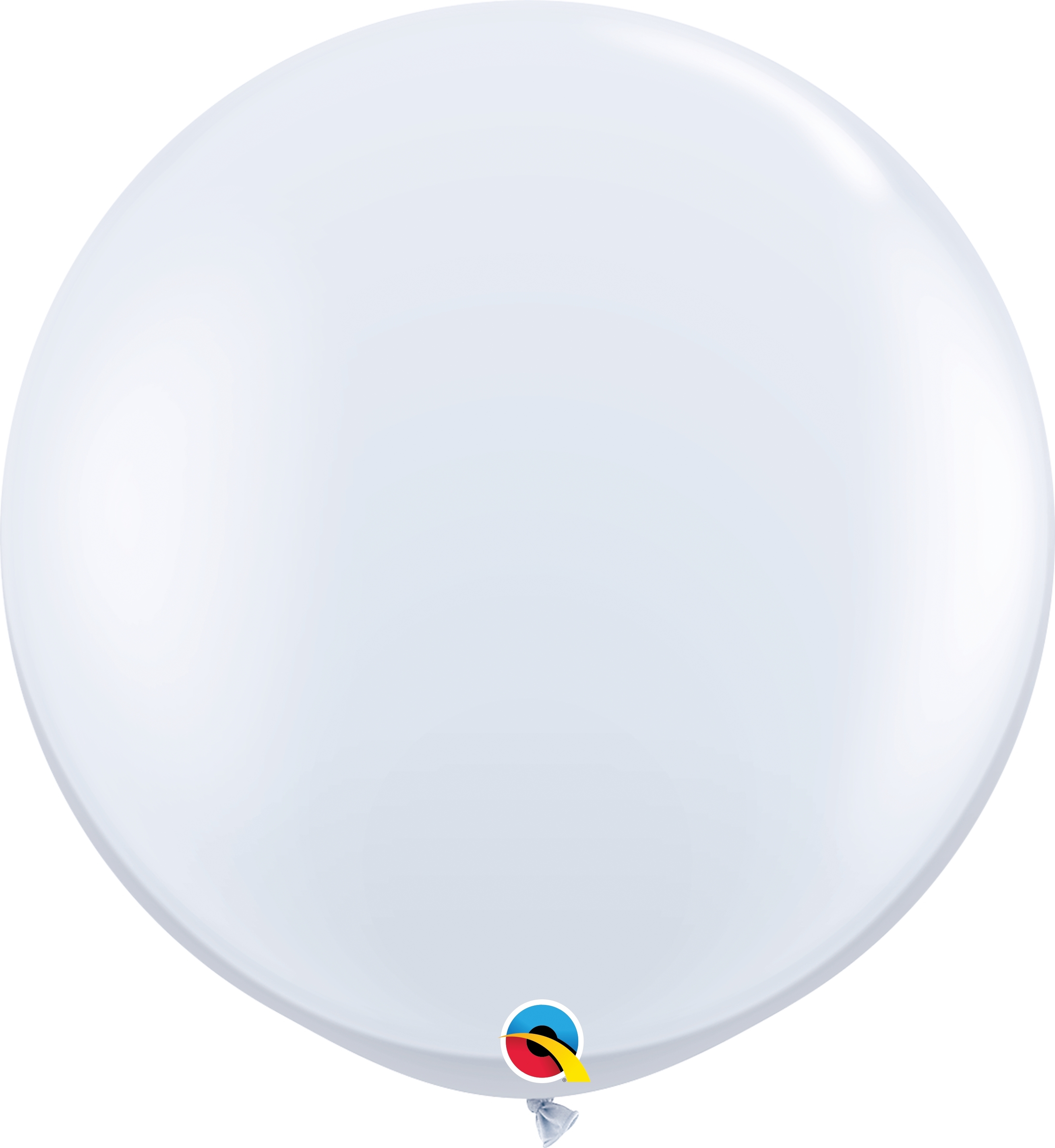 Qualatex Latexballon Gigant White Ø 90cm Qualatex Latexballon Gigant White Ø 90cm