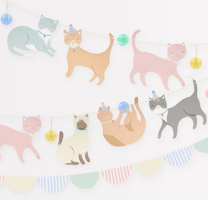 Meri Meri - Girlande "Katze"