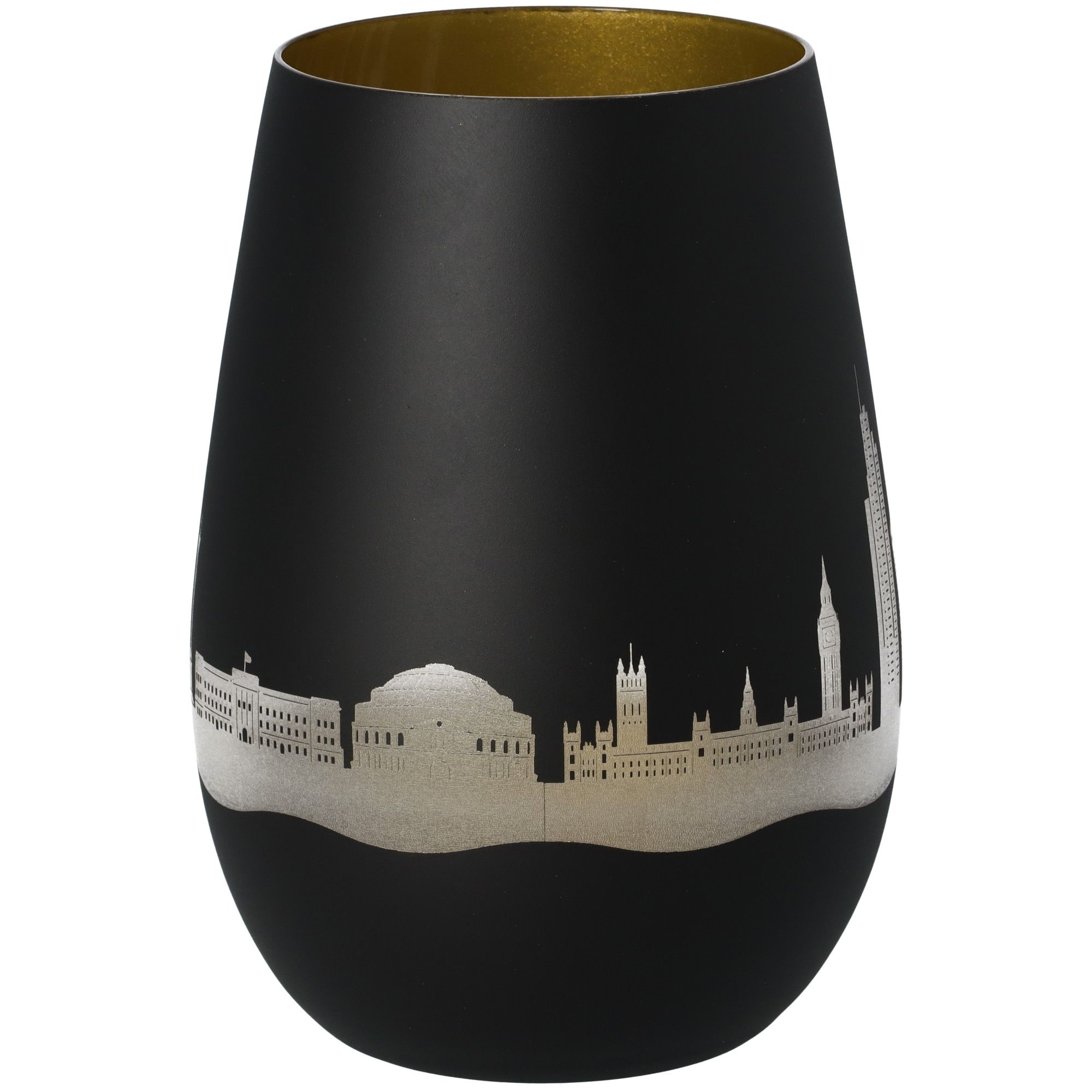 Windlicht Skyline London Schwarz/Gold Windlicht Skyline London Schwarz/Gold