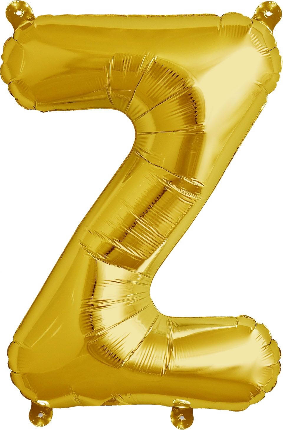 Luftballon Buchstabe Z Gold 40cm Luftballon Buchstabe Z Gold 40cm