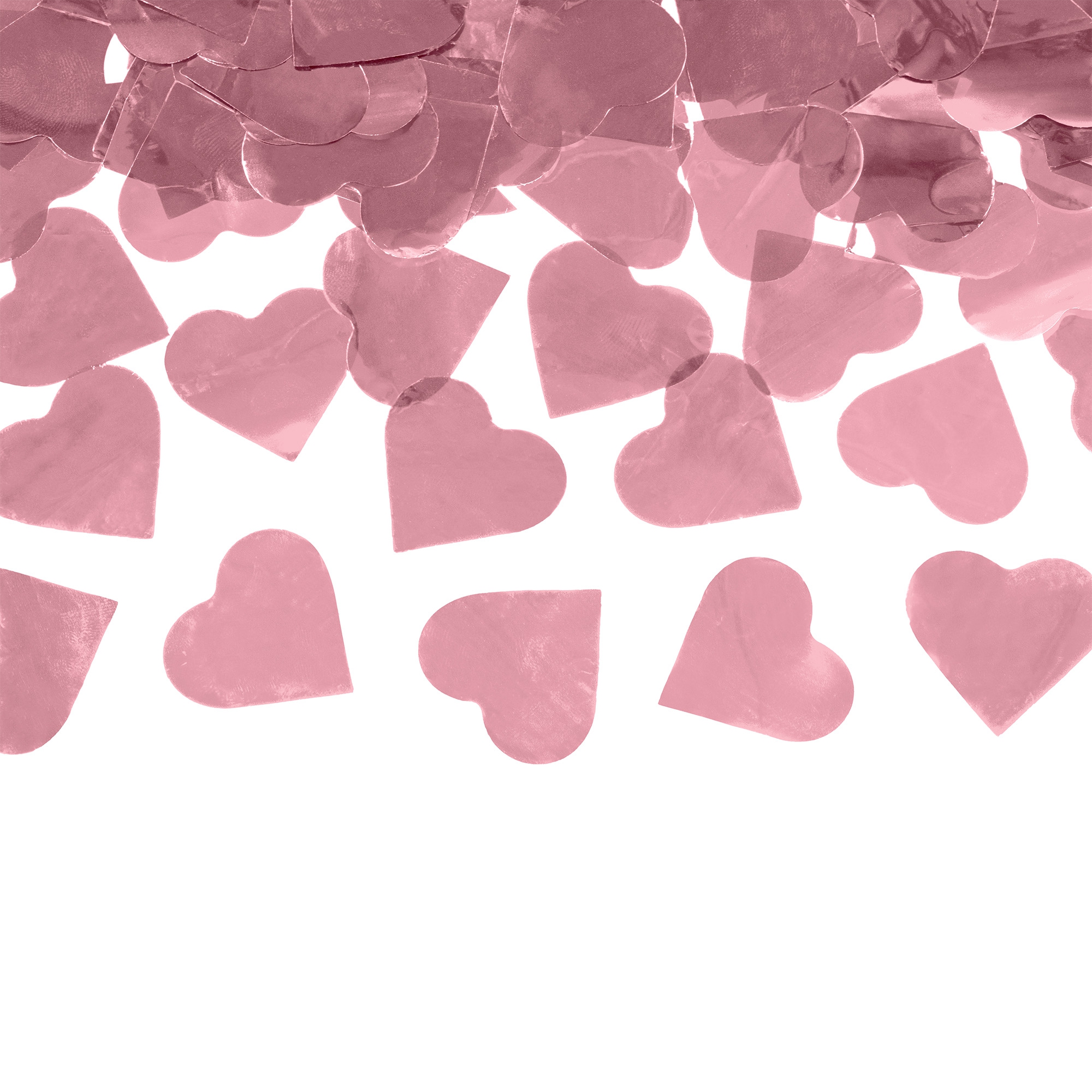 Konfetti-Kanone Rosegoldene Herzen metallic 60cm Konfetti-Kanone Rosegoldene Herzen metallic 60cm