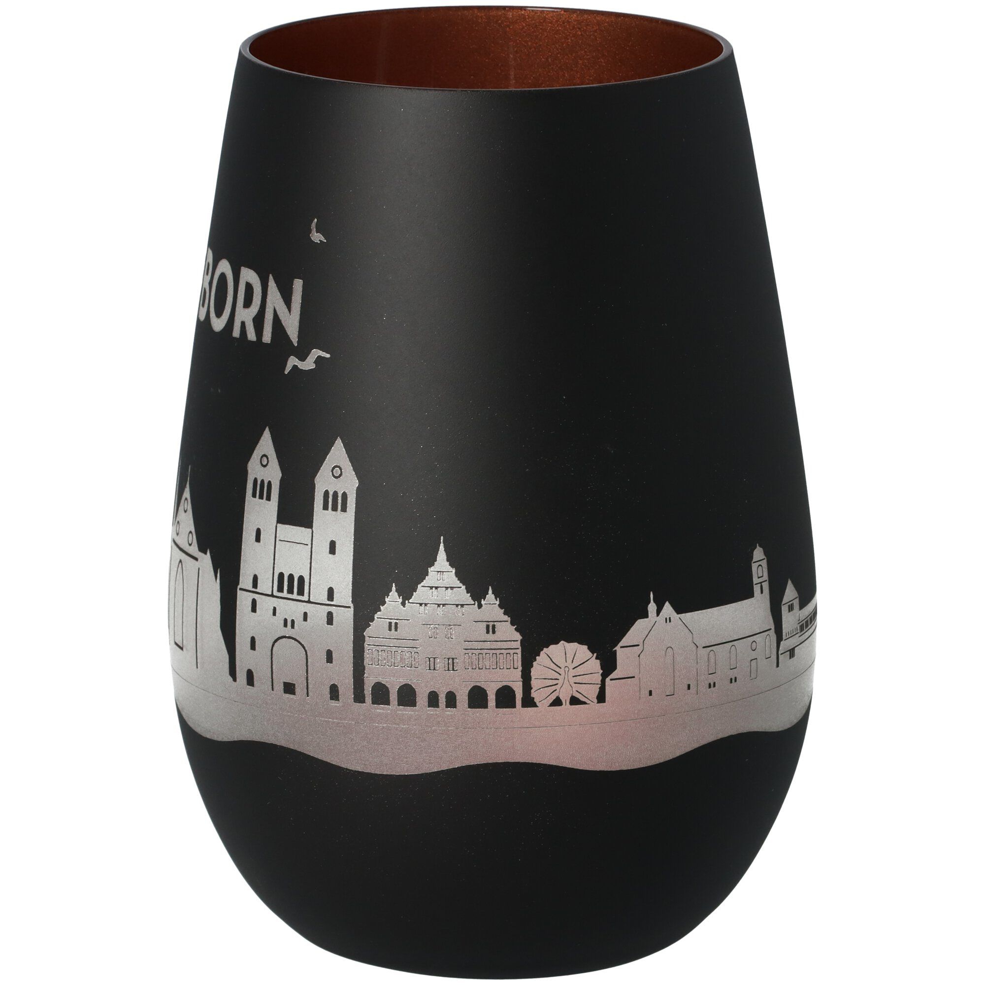 Windlicht Skyline Paderborn Schwarz/Bronze Windlicht Skyline Paderborn Schwarz/Bronze