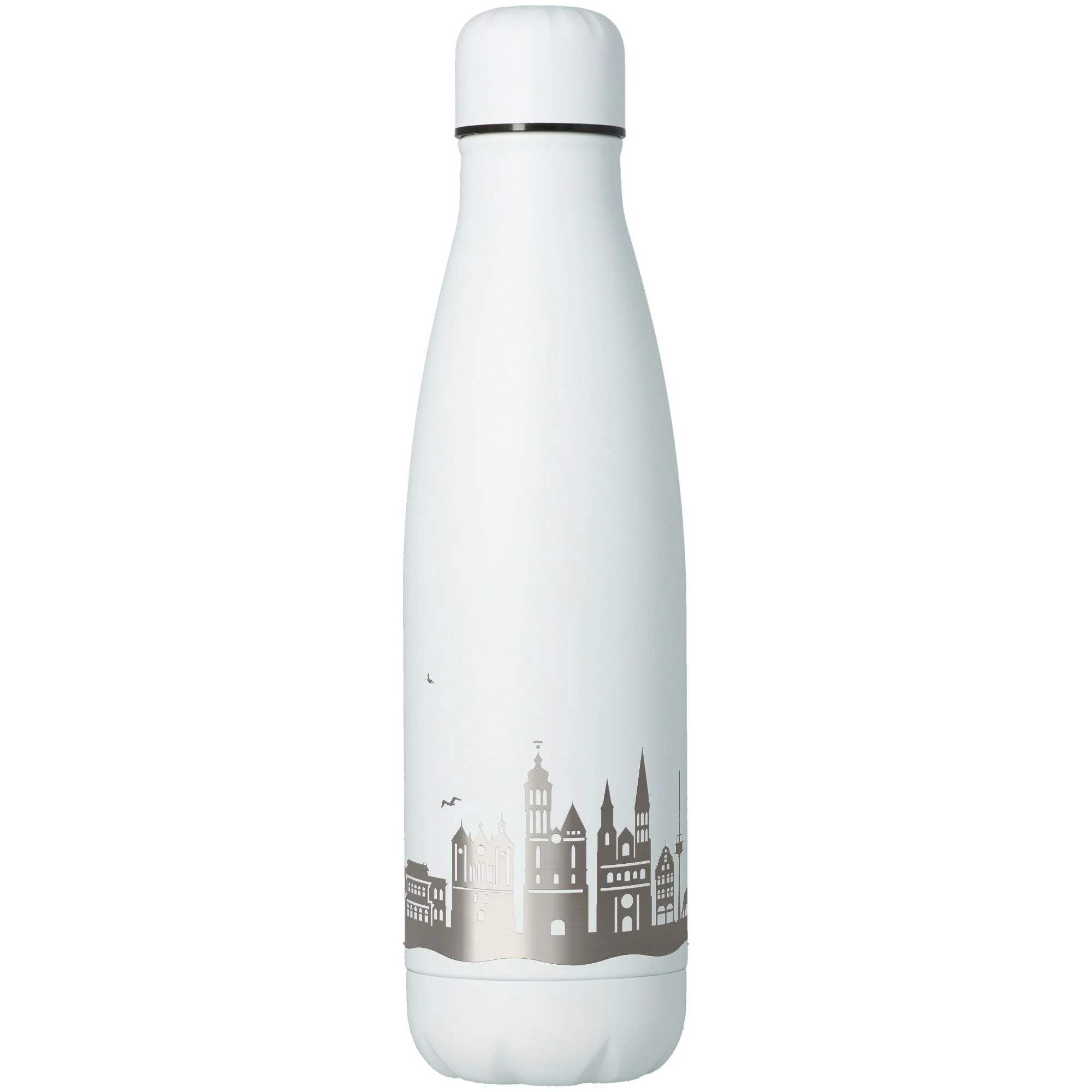 Goodtimes Trinkflasche Skyline Braunschweig Weiß 500ml