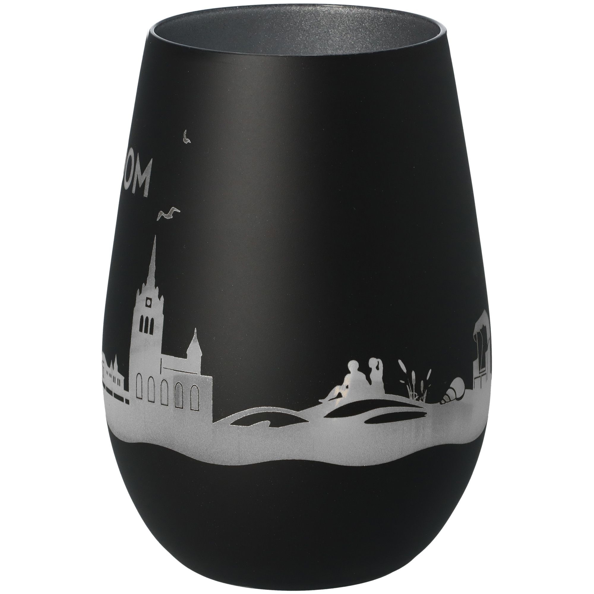 Windlicht Skyline Usedom Schwarz/Silber Windlicht Skyline Usedom Schwarz/Silber