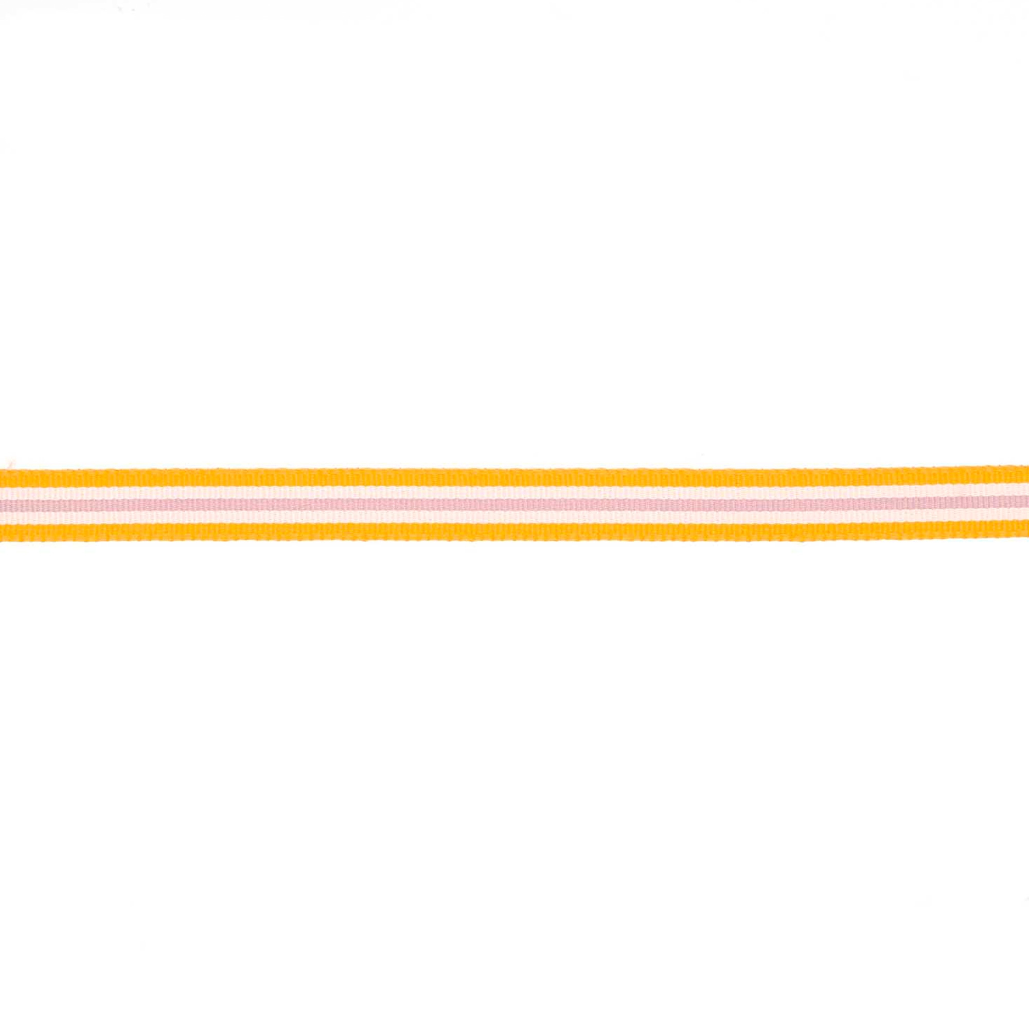 Webband Multi Streifen, Neon Orange/Weiß/Flieder, 10mm / 3m Webband Multi Streifen, Neon Orange/Weiß/Flieder, 10mm / 3m