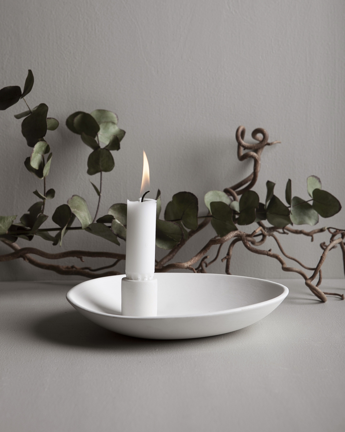 Storefactory - Kerzenhalter Ekby L - Weiß Storefactory - Kerzenhalter Ekby L - Weiß