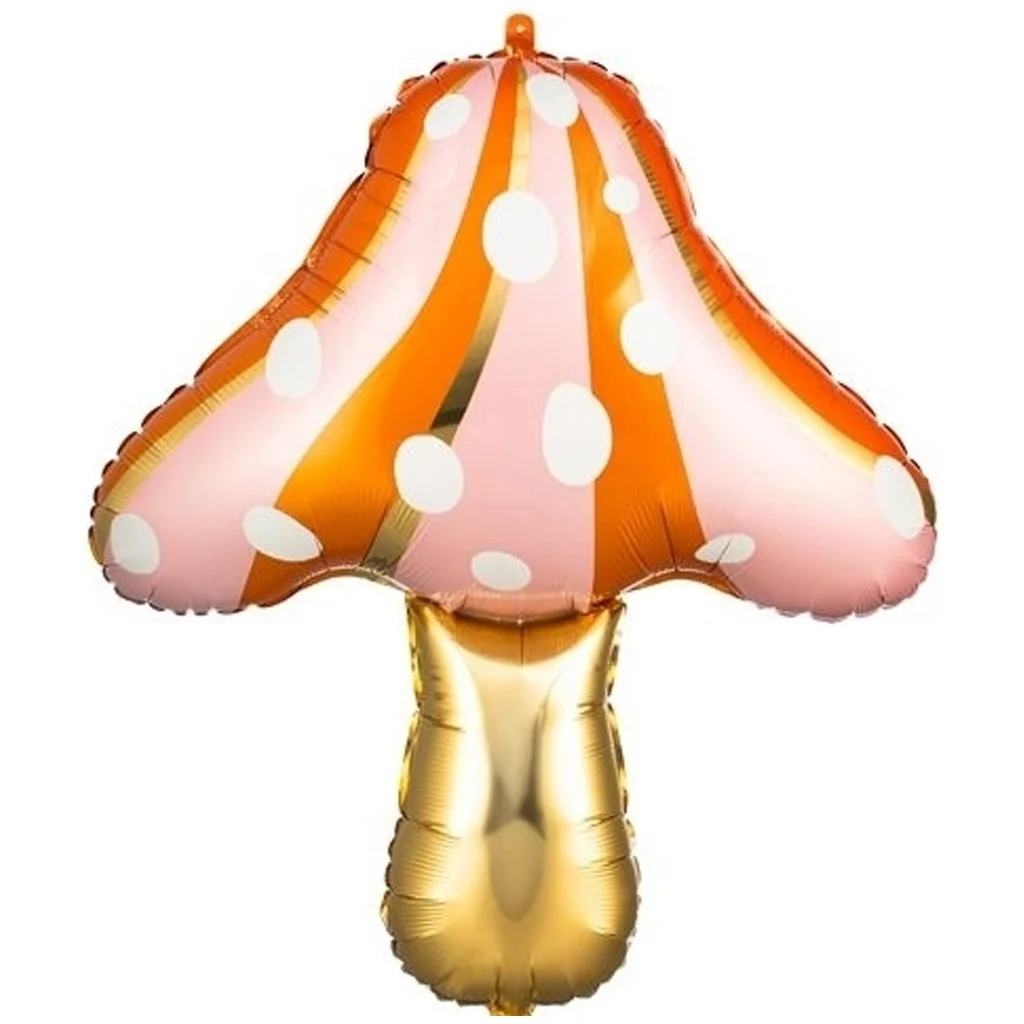 Luftballon, Mushroom-Form, Aluminiumfolie, Strawberry-Design, Dekoration
