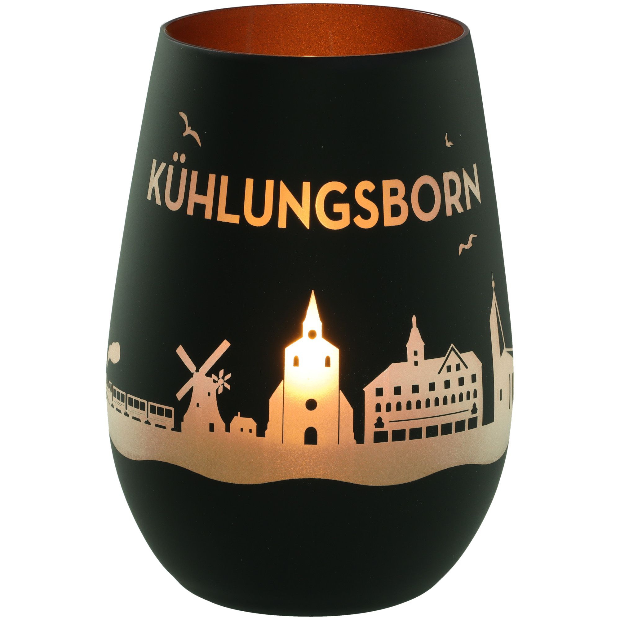 Windlicht Skyline Kühlungsborn Schwarz/Bronze Windlicht Skyline Kühlungsborn Schwarz/Bronze