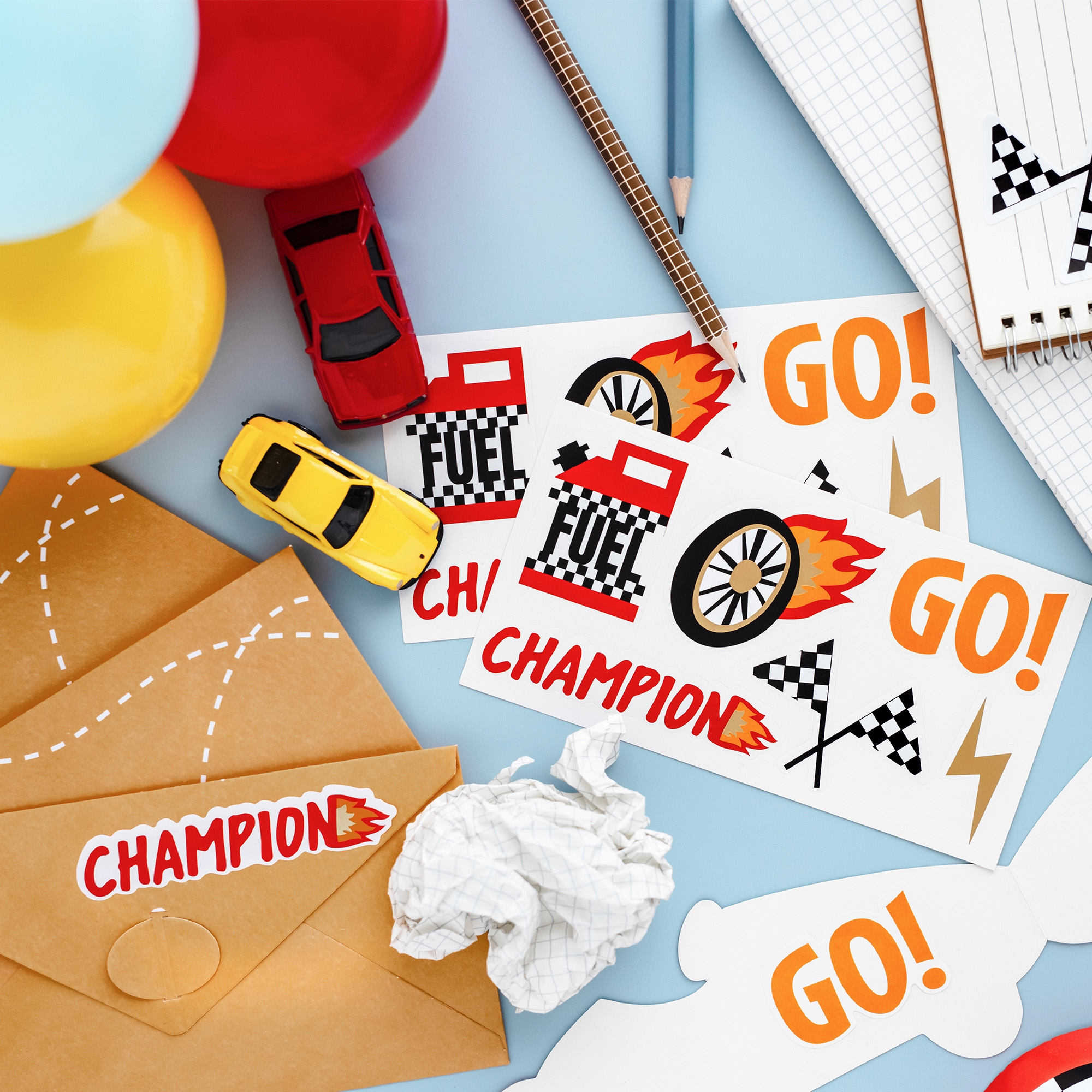 Sticker "Autos" 6 Blätter Sticker "Autos" 6 Blätter