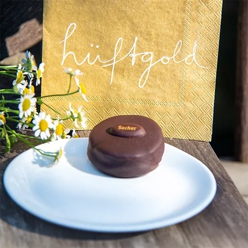 schokolade, kugel, mini-torte, dessert, plate