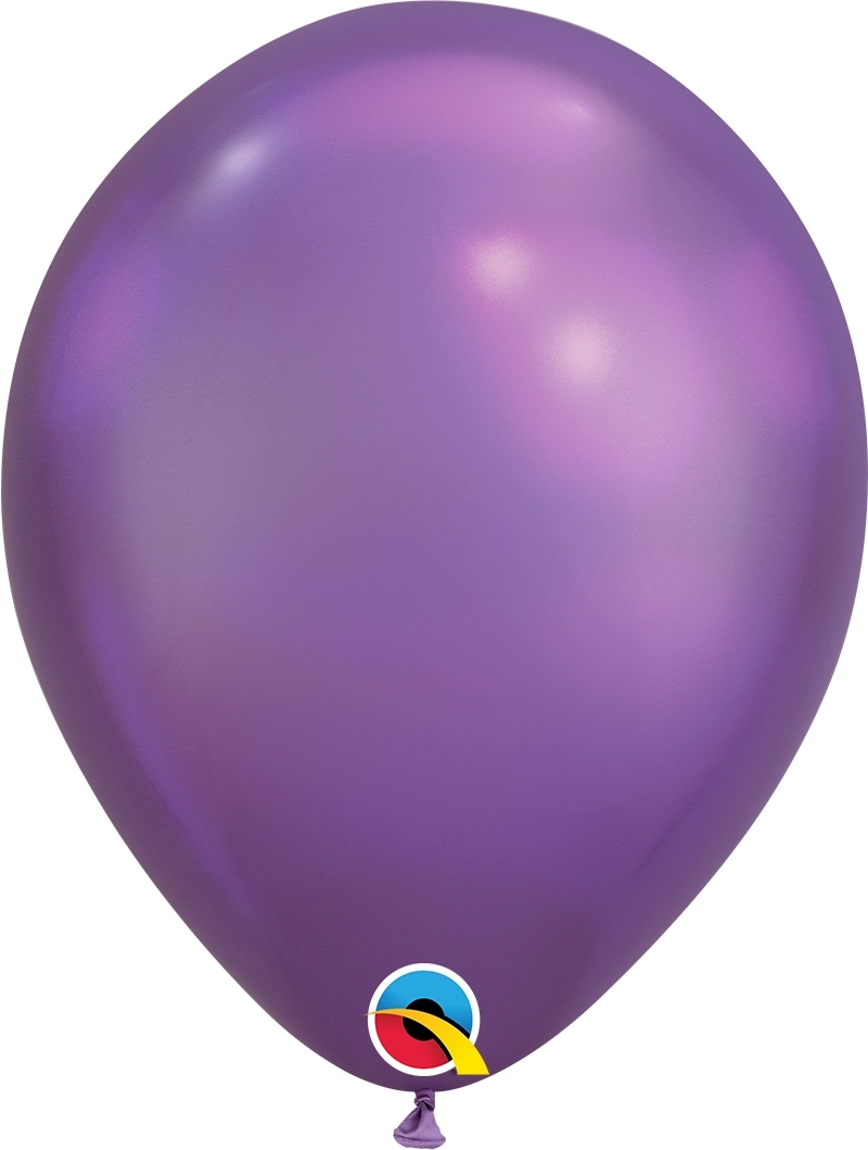 Qualatex Latexballon Chrome Purple Ø 30cm