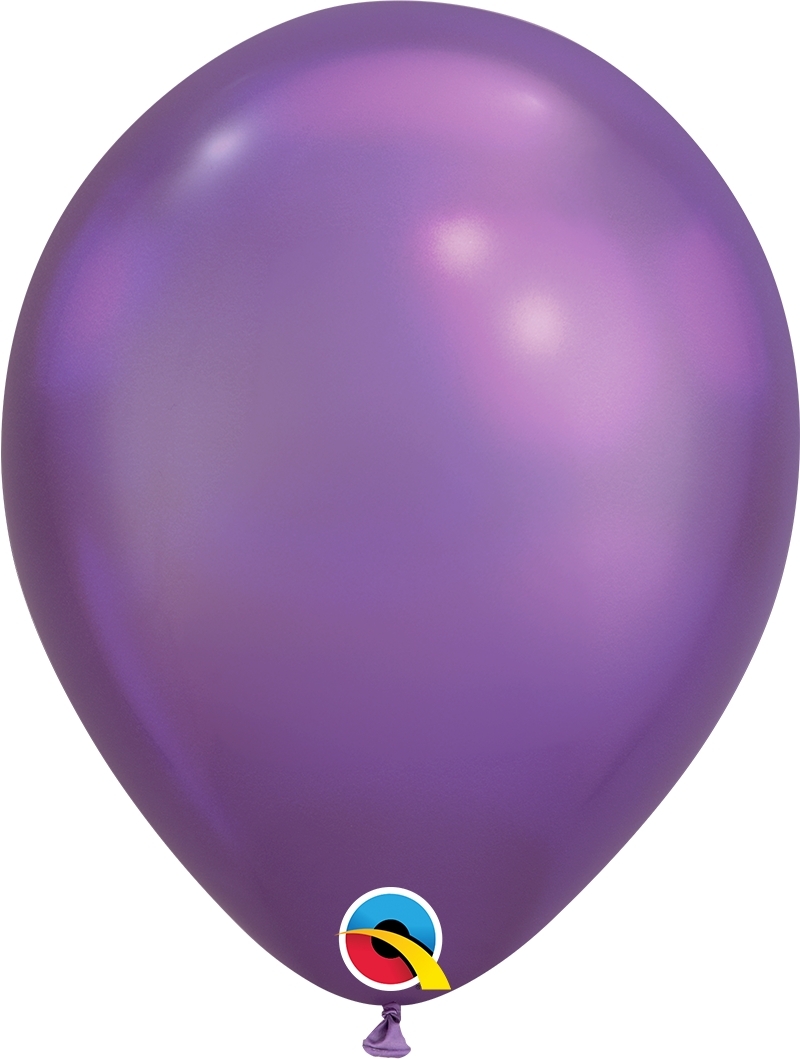 Qualatex Latexballon Chrome Purple Ø 30cm Qualatex Latexballon Chrome Purple Ø 30cm