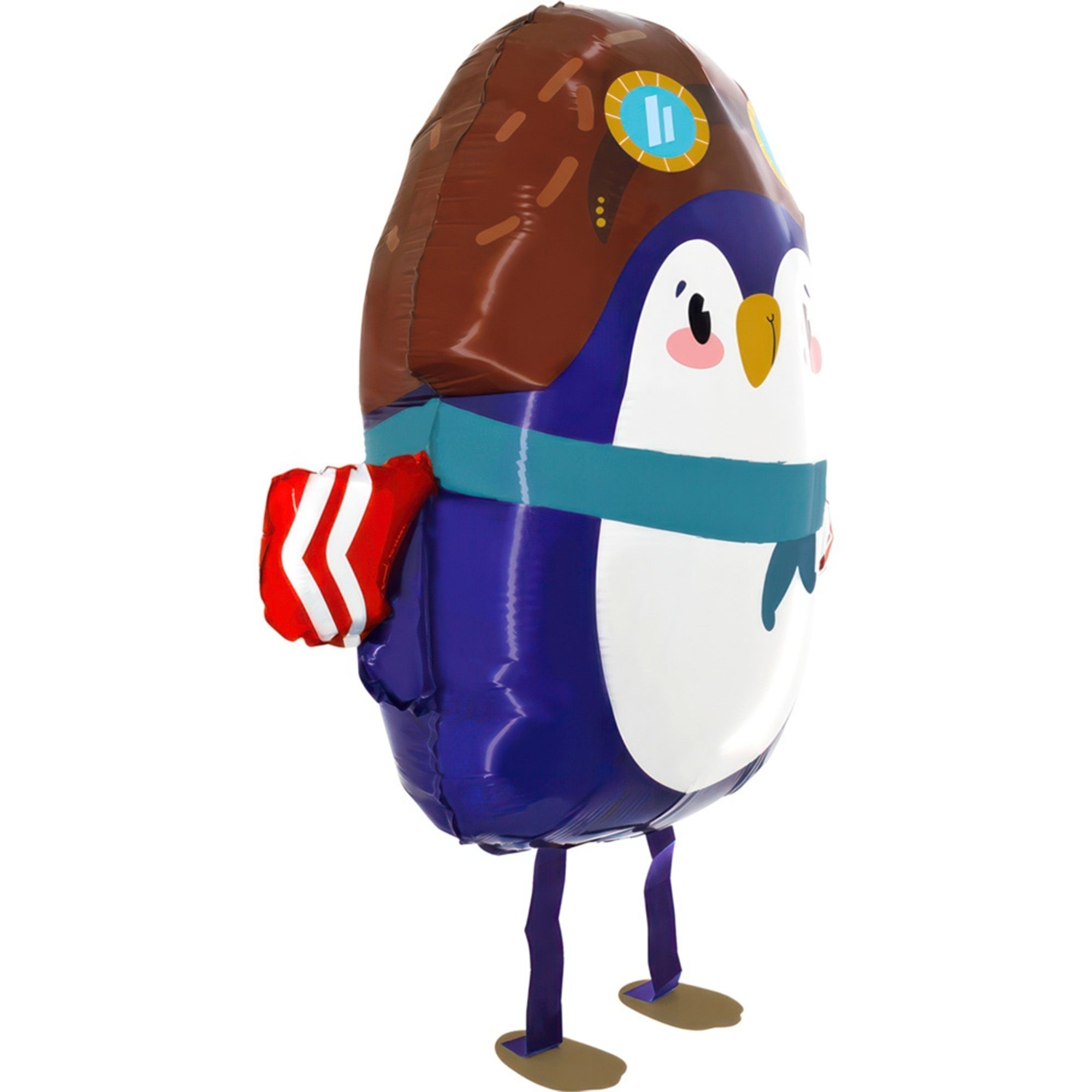 Folienballon Airwalker Flieger Pinguin 60cm Tasche, Spielzeug, Rettungsweste, Weste, Rucksack