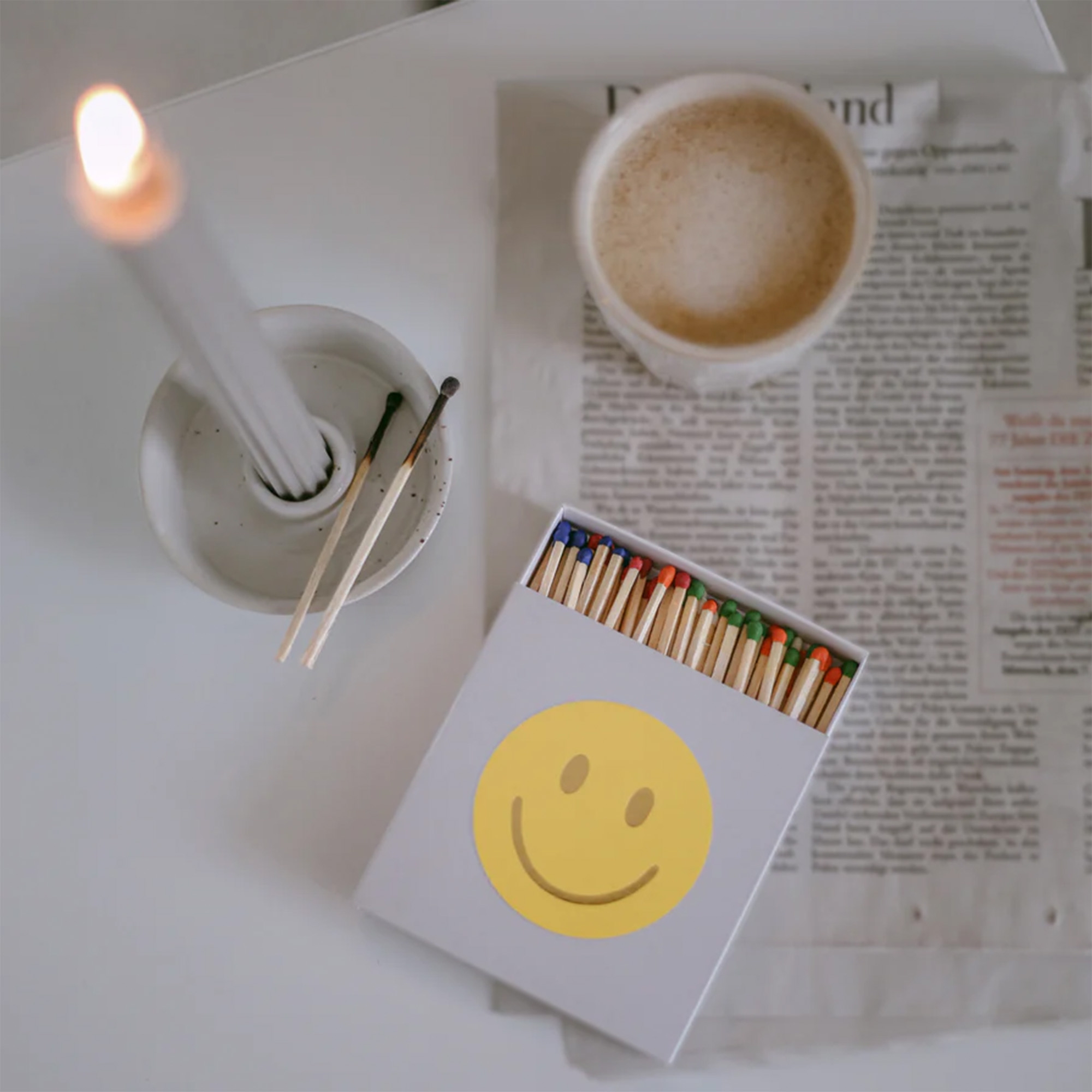 Eulenschnitt - Streichhölzer "Be Happy" Eulenschnitt - Streichhölzer "Be Happy"