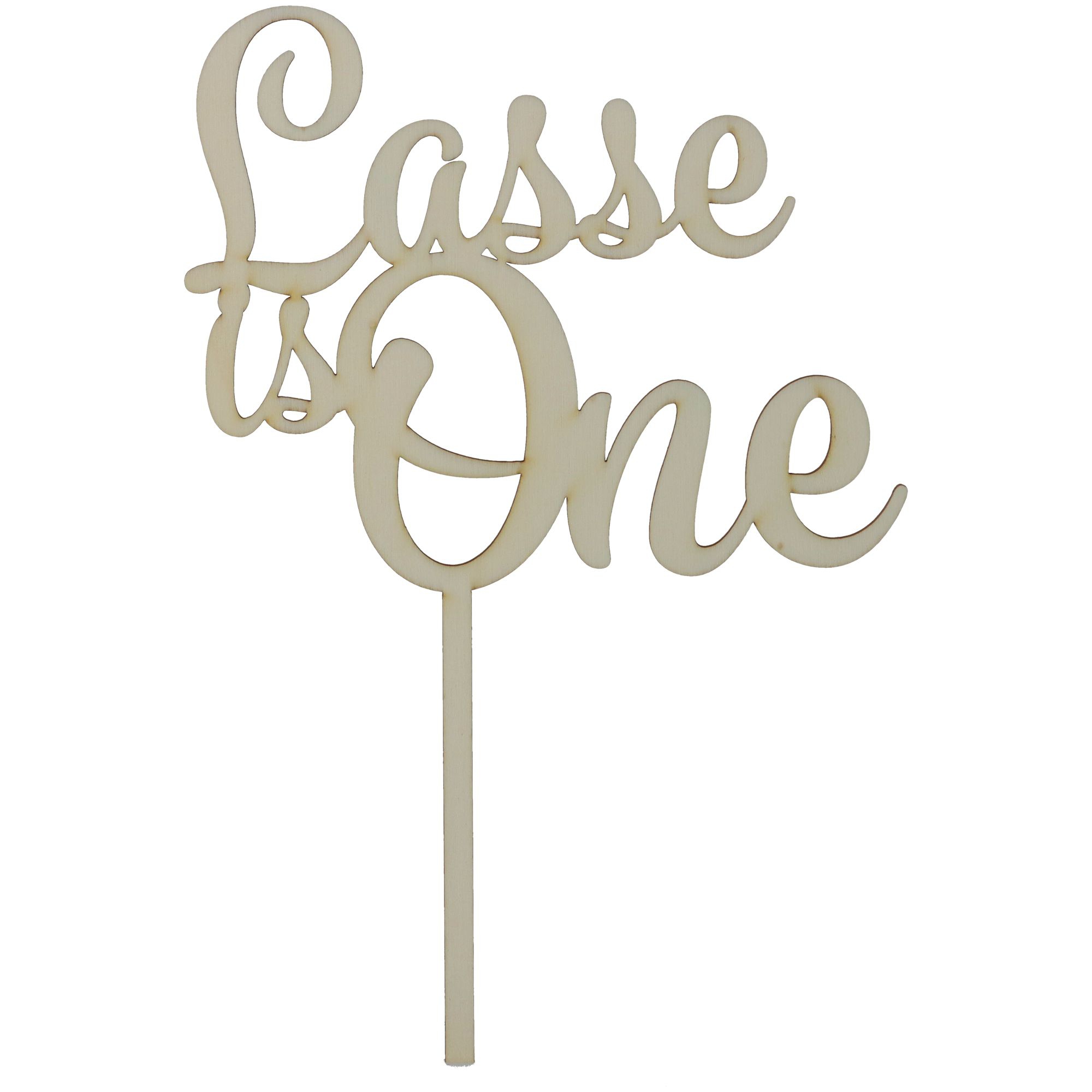 Cake Topper "Name + is One"