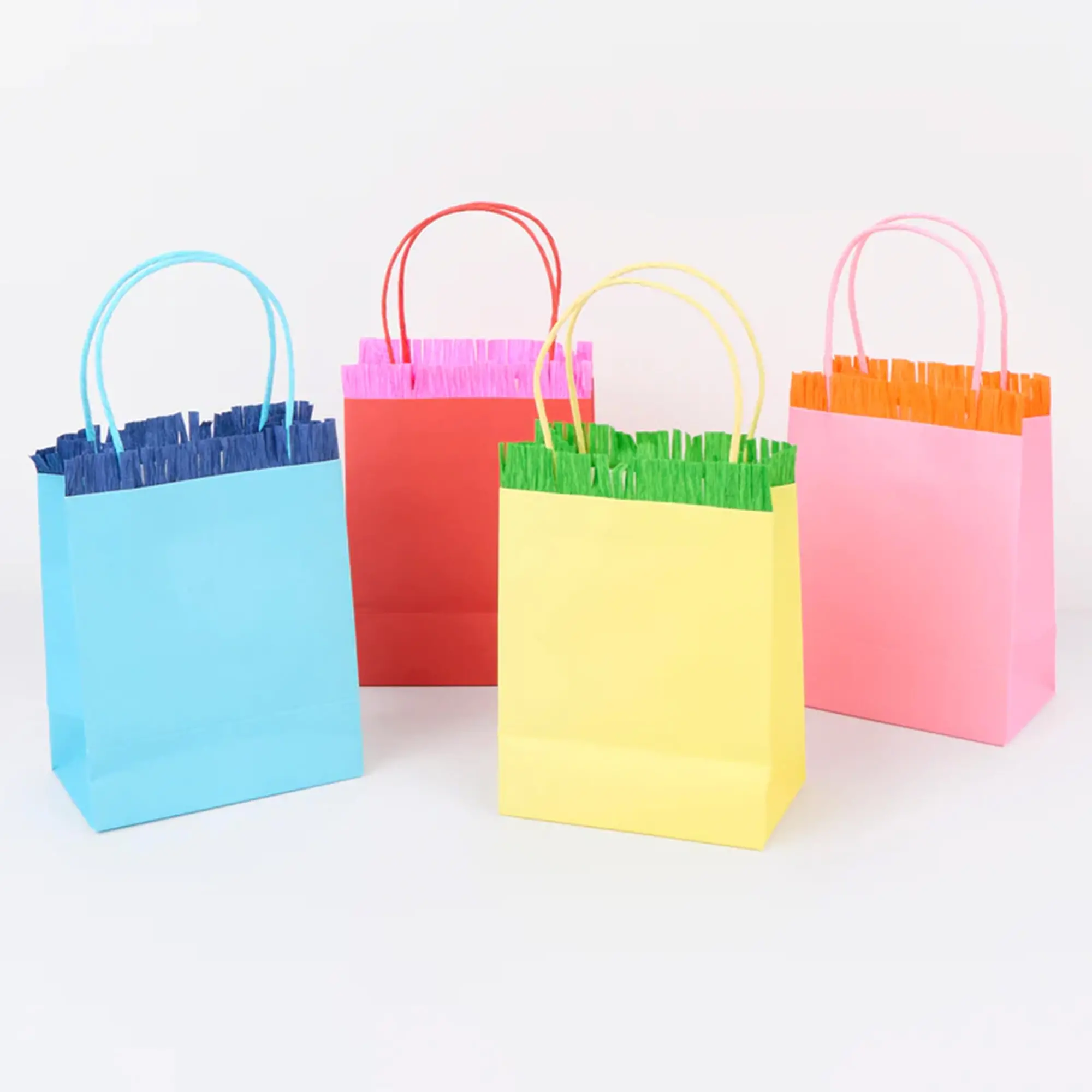 Geschenktüte, Papiertragetasche, bunt, FarbigeTüte, Non-branded