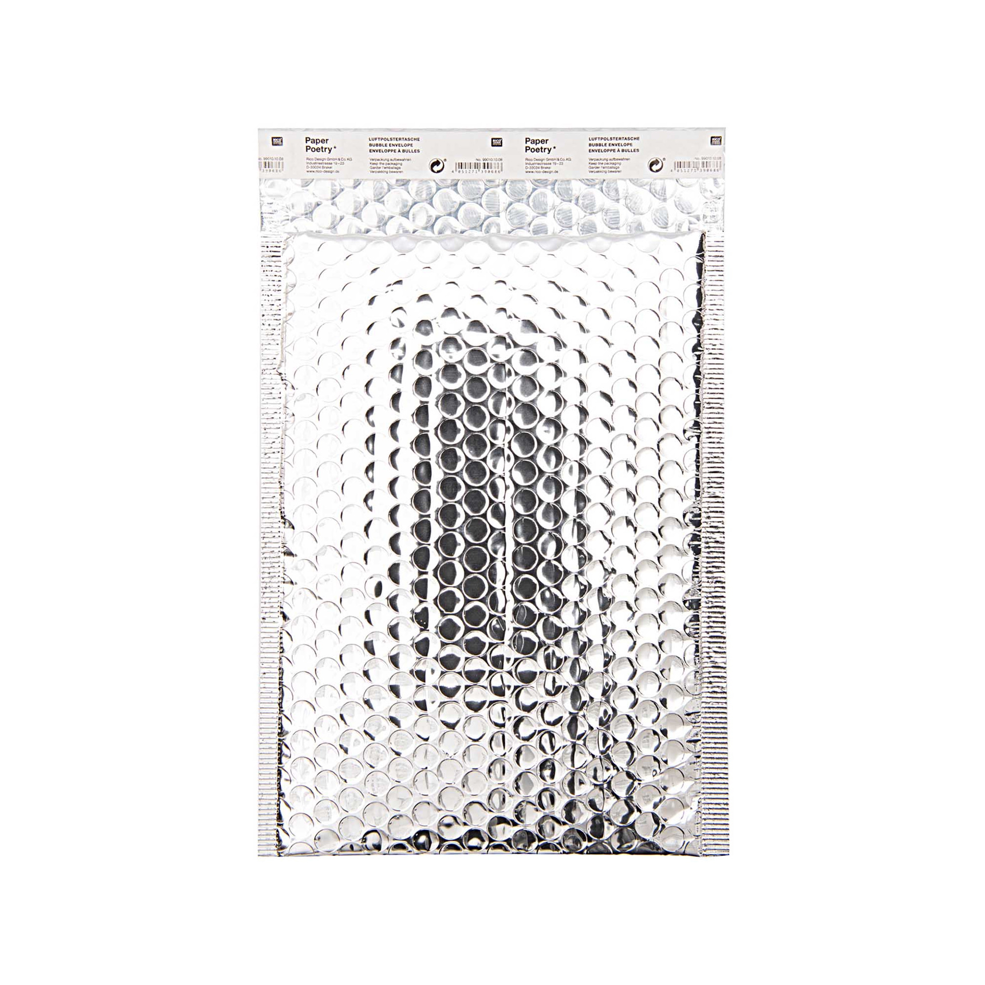 Luftpolstertasche B5, Silber Luftpolstertasche B5, Silber