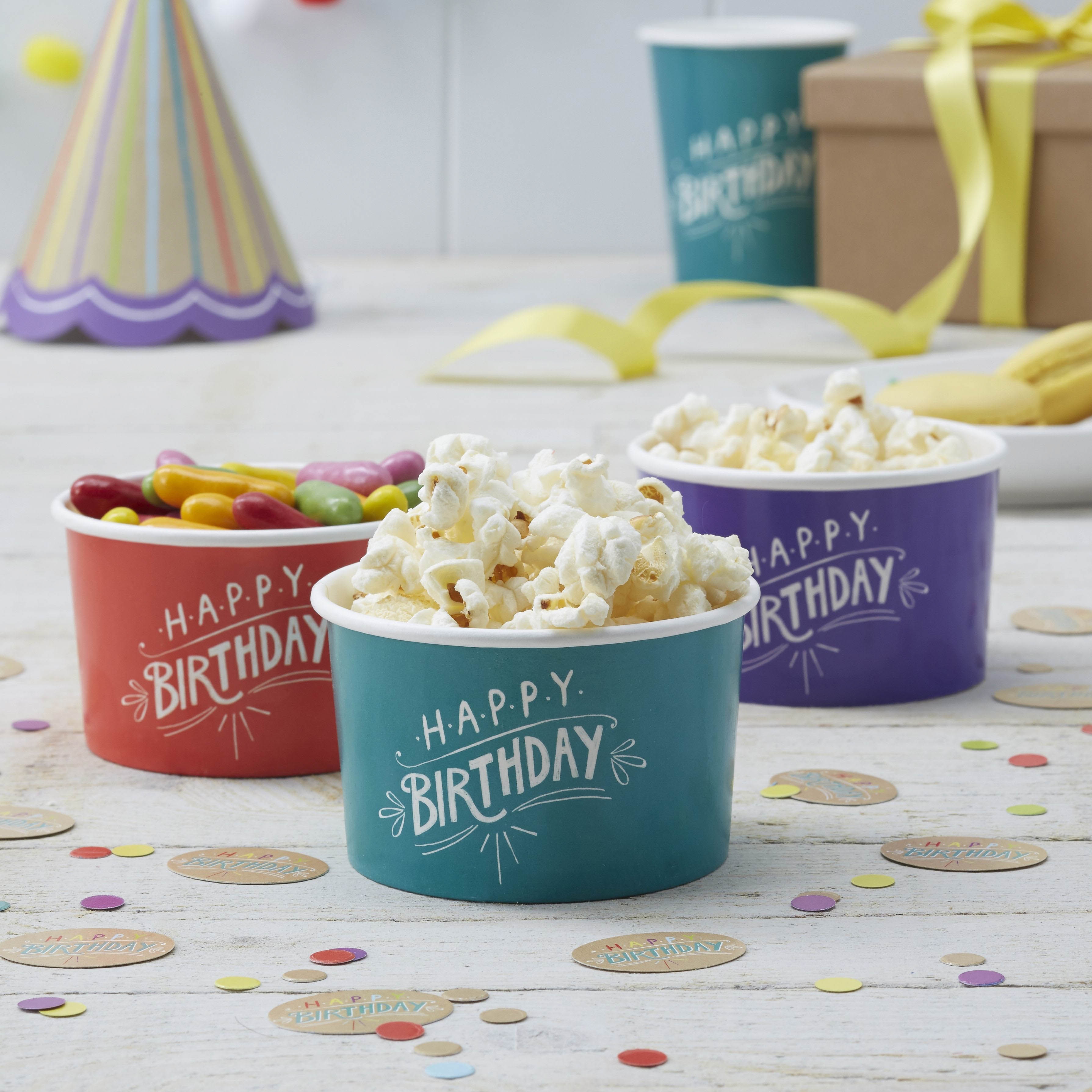 Happy Birthday Kraft - 8 Eisbecher
