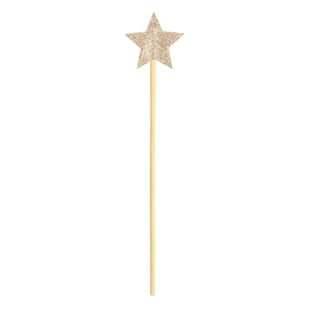 Zauberstab "Glitzerstern", Gold