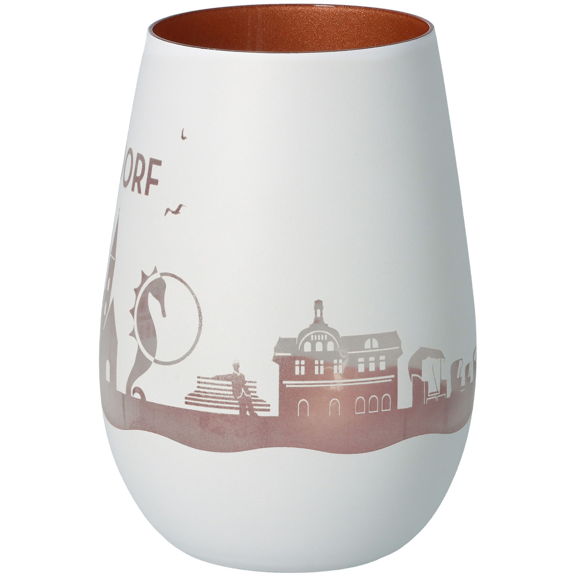 Windlicht Skyline Niendorf Weiß/Bronze Windlicht Skyline Niendorf Weiß/Bronze