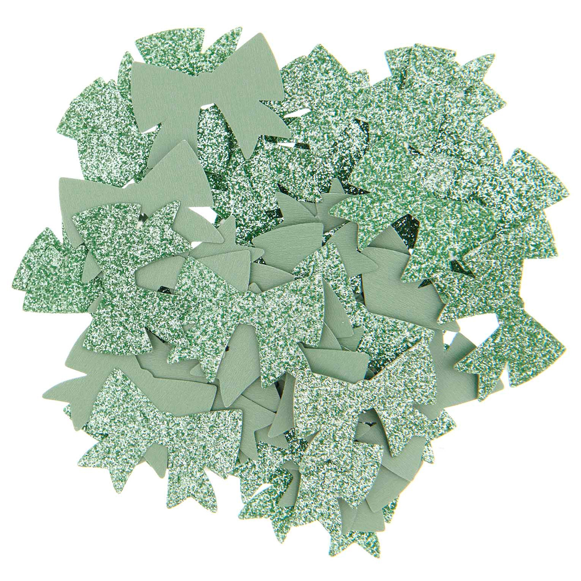 Streudeko Schleifen Grün, 20 g Papier, Zubehör