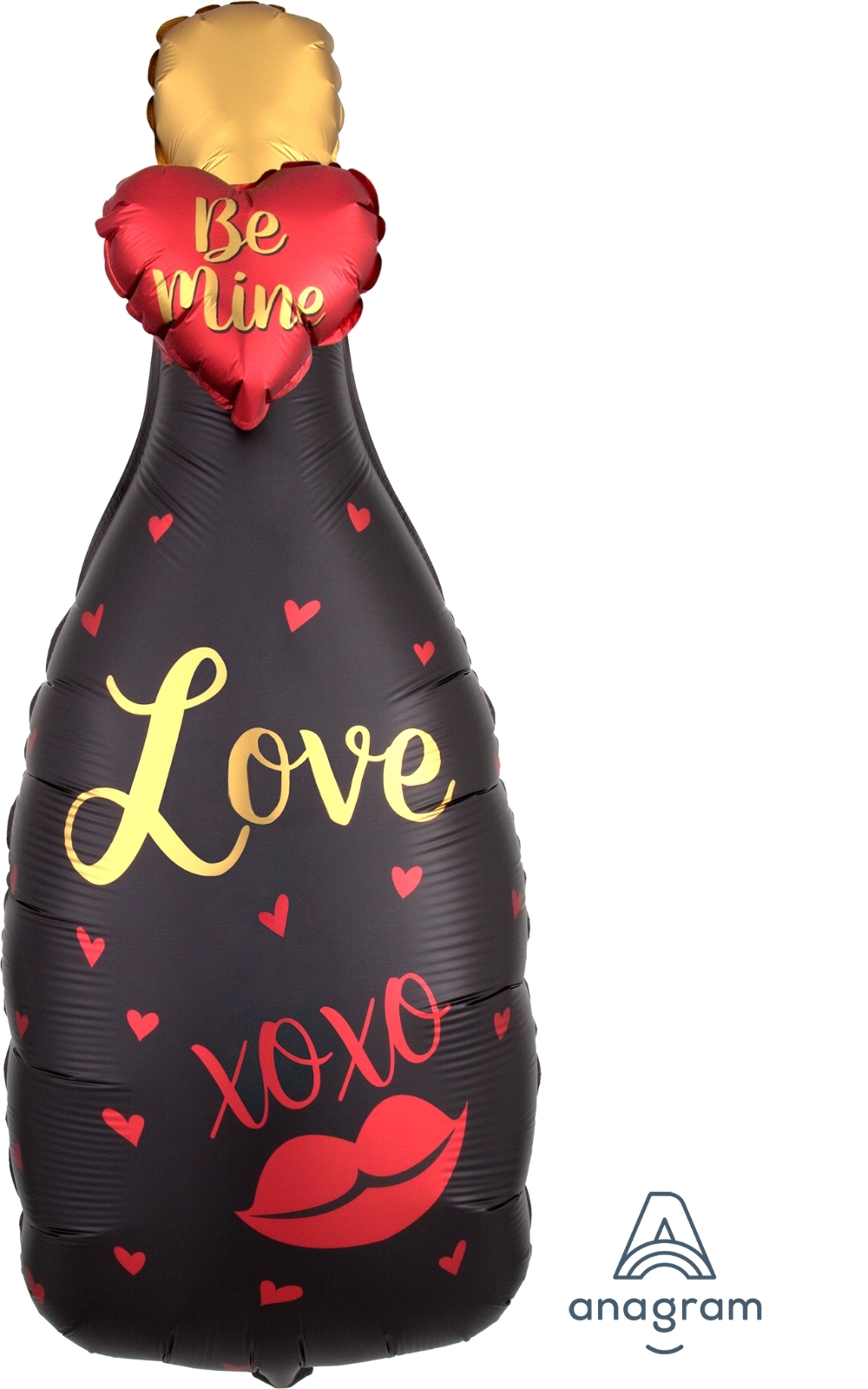 Folienballon Champagner Bubbly Liebe 35x88 cm Folienballon Champagner Bubbly Liebe 35x88 cm