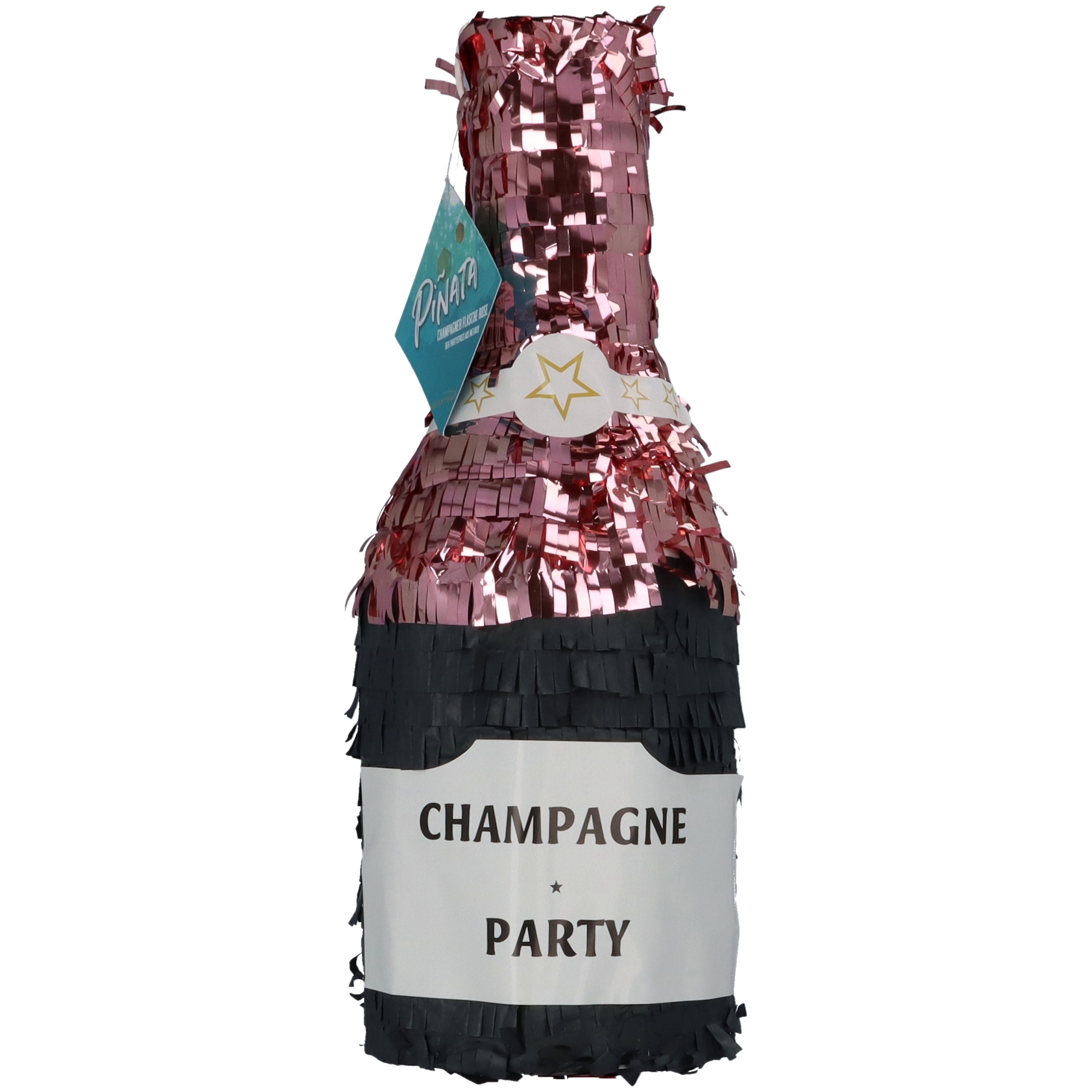 Pinata "Champagnerflasche" Schwarz