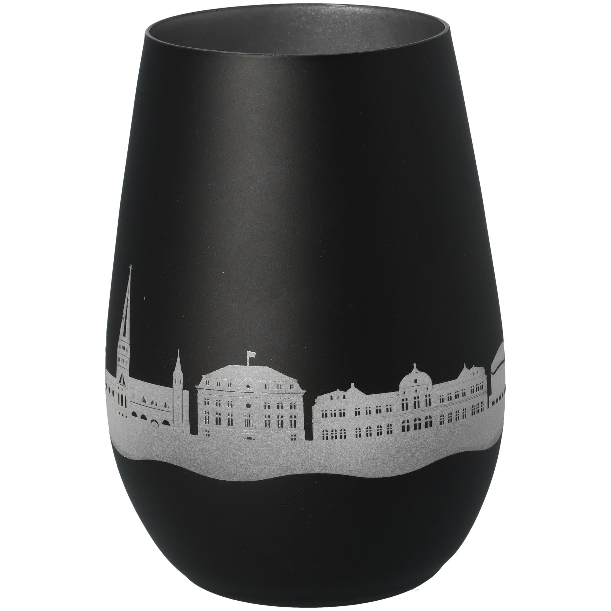 Windlicht Skyline Bonn Schwarz/Silber Windlicht Skyline Bonn Schwarz/Silber