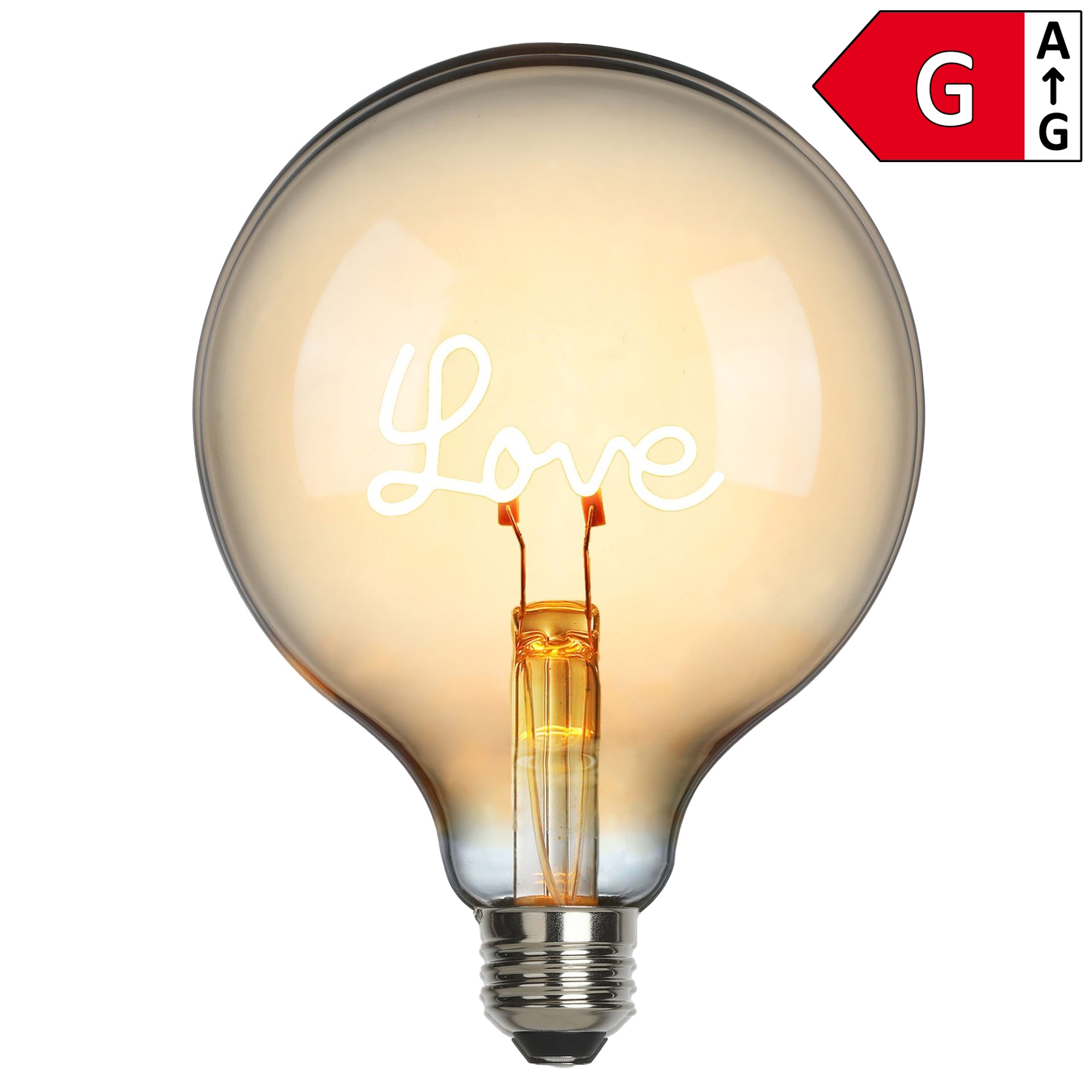 Sompex - LED Filament Leuchtmittel 12,5 cm, Love