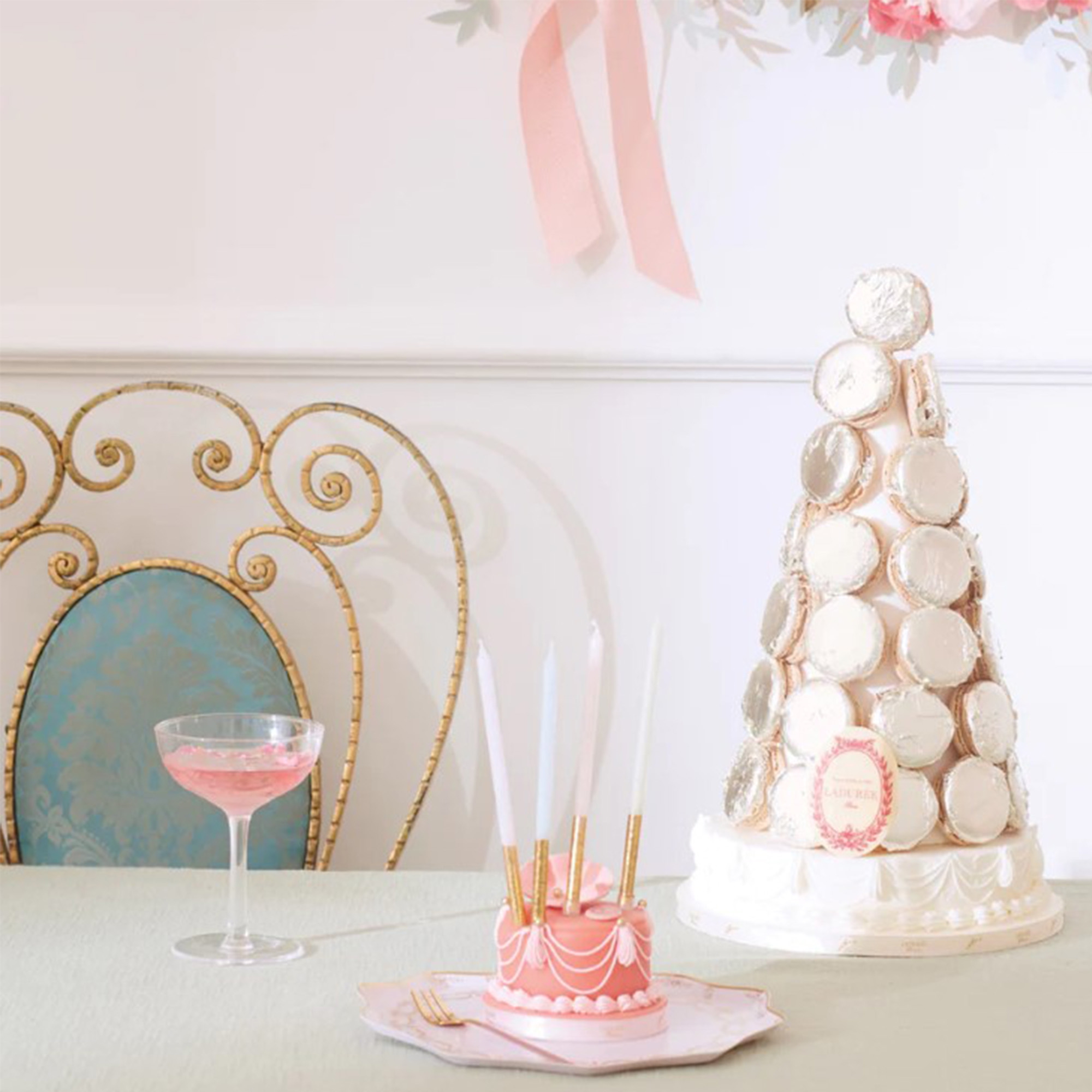 Meri Meri - 16 Geburtstagskerzen, Pastelltöne getaucht in Gold Leute, Person, Lustig, Party, Geburtstagstorte