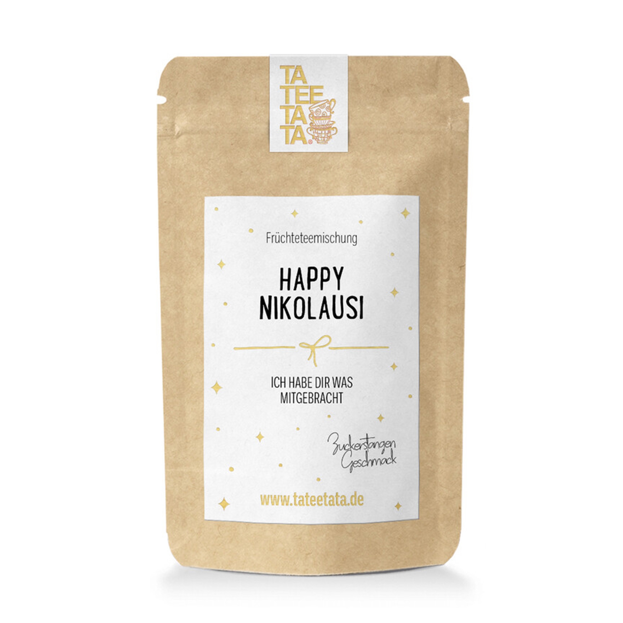 e97e62a3b7e4d37f933f22cd41fc81f7d68e3370 Tee "Happy Nikolausi" Zuckerstangen Geschmack, 15 g