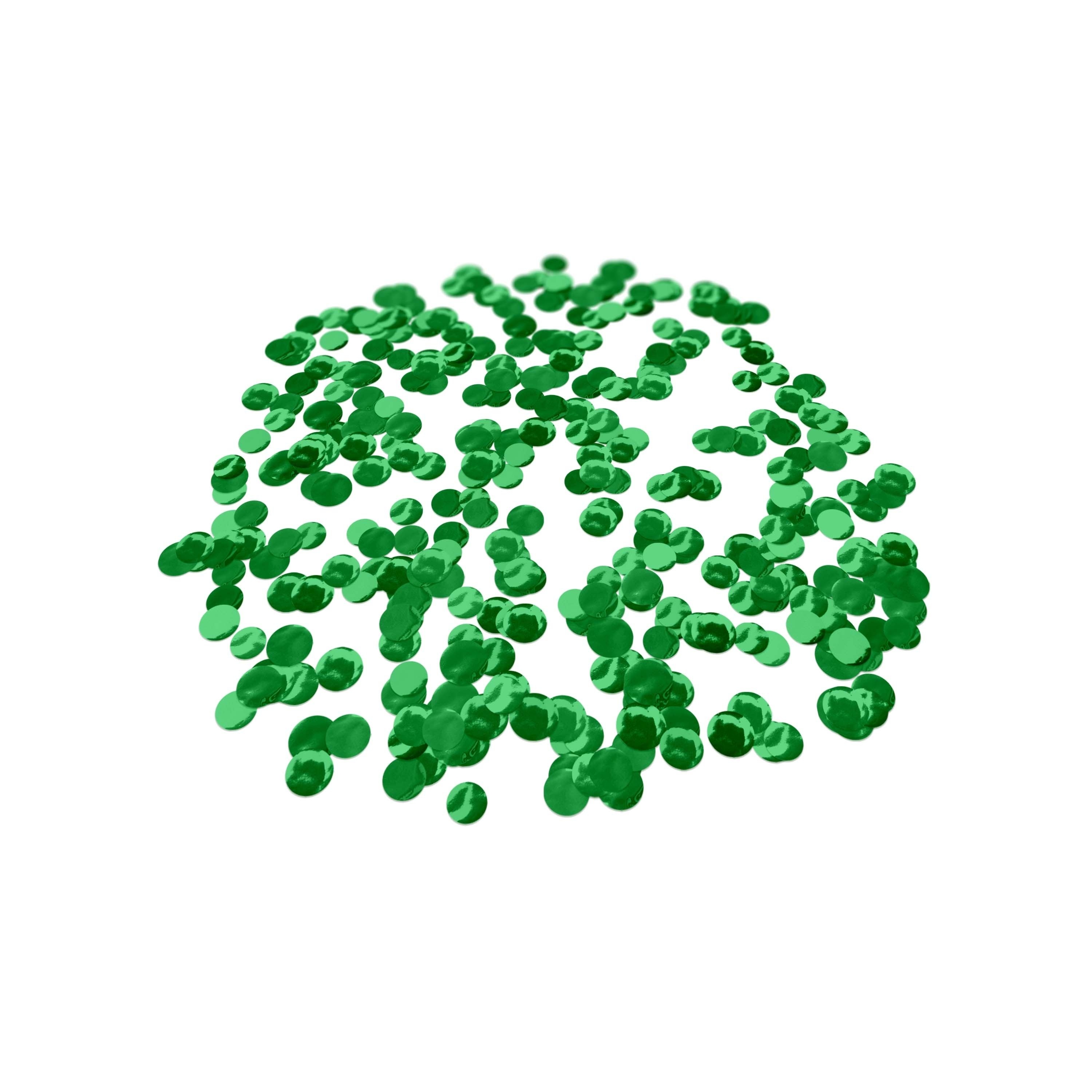 Folienkonfetti 2cm Rund 1kg Grün