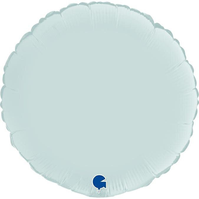Folienballon Round Satin Pastel Blue 18"/45cm Folienballon Round Satin Pastel Blue 18"/45cm