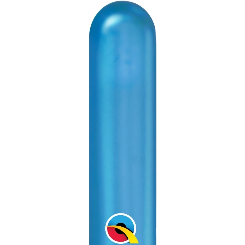 Qualatex Modellierballons Chrome Blau 100 Stück