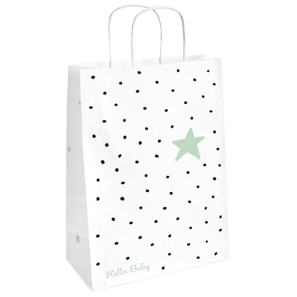 8 Papiertüten "Hello Baby" 8 Papiertüten "Hello Baby"